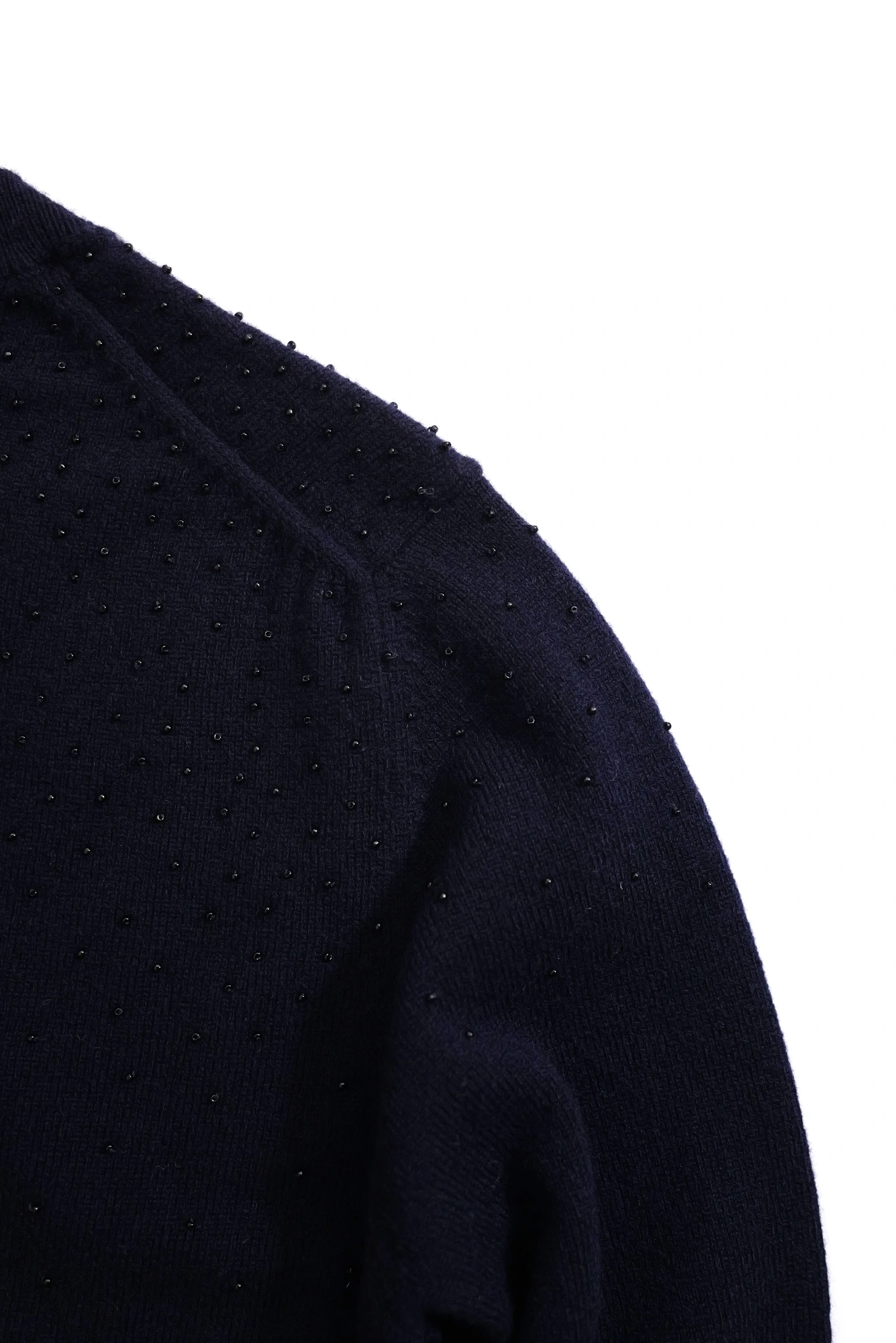 COMME DES GARÇONS Pull-over en laine Marine vintage, passéist — photo 13