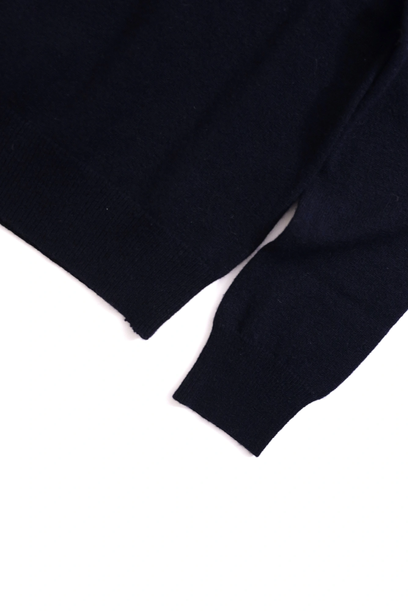 COMME DES GARÇONS Pull-over en laine Marine vintage, passéist — photo 3