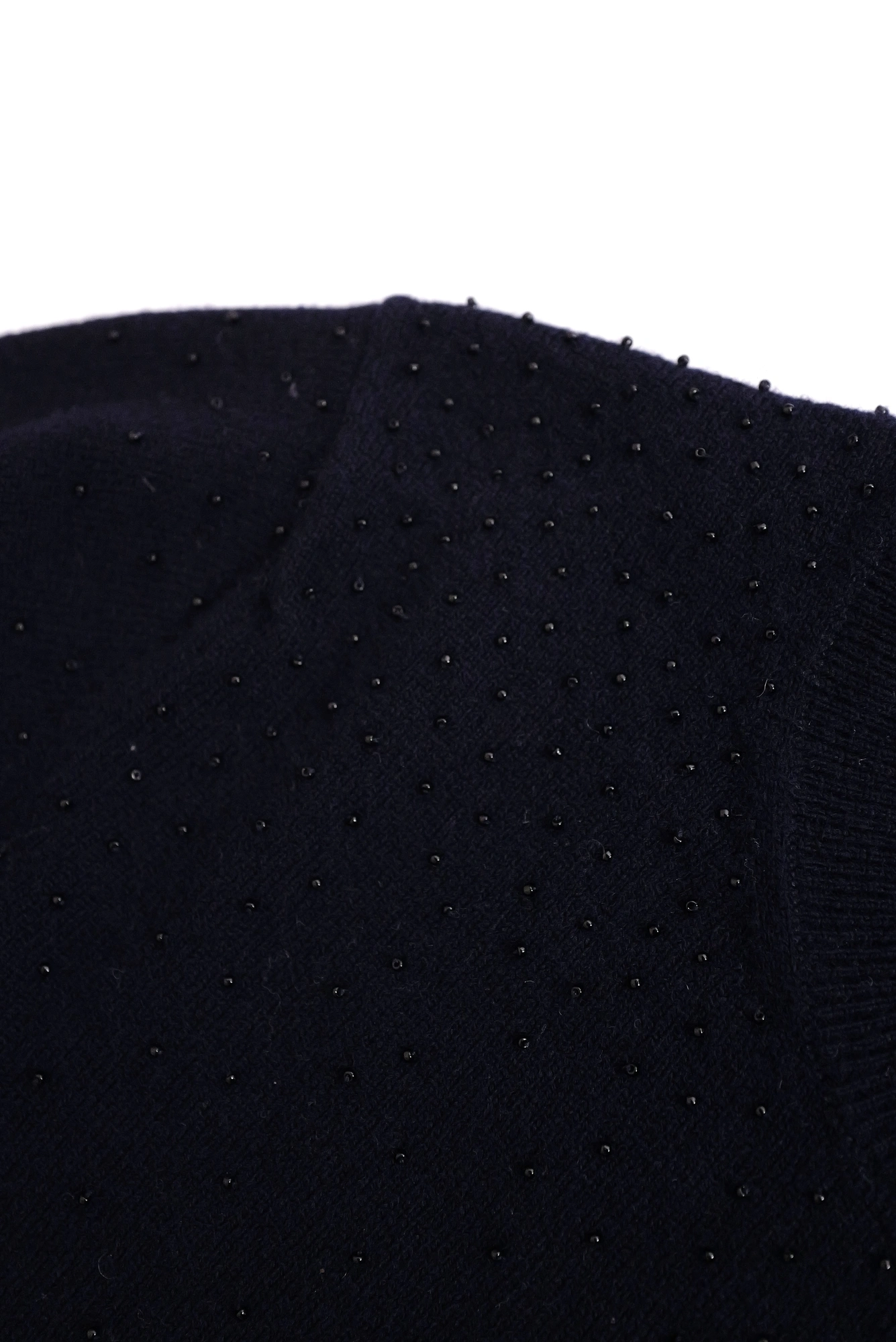 COMME DES GARÇONS Pull-over en laine Marine vintage, passéist — photo 5