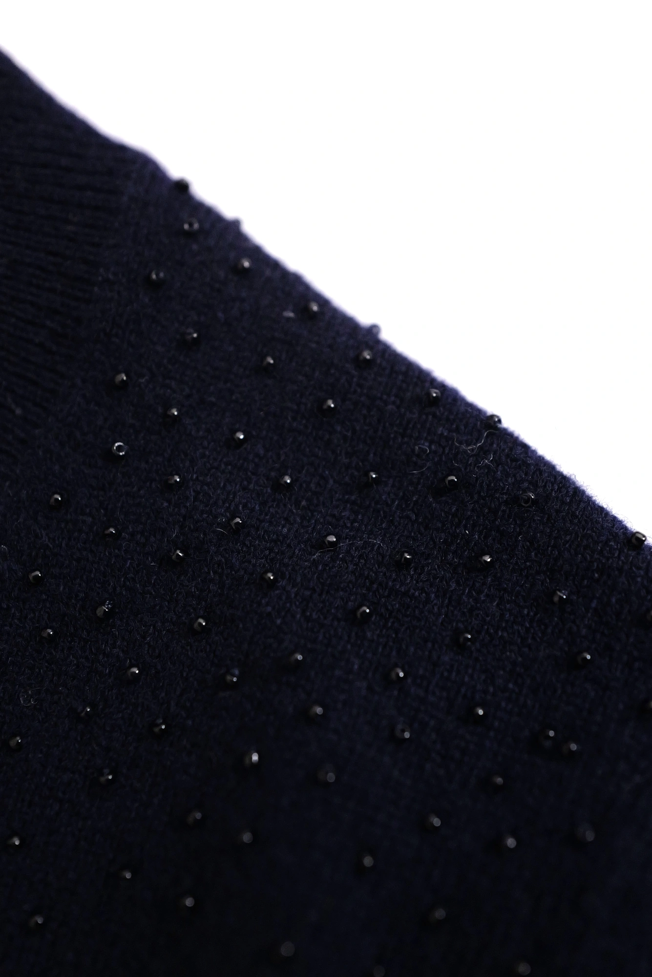 COMME DES GARÇONS Pull-over en laine Marine vintage, passéist — photo 7