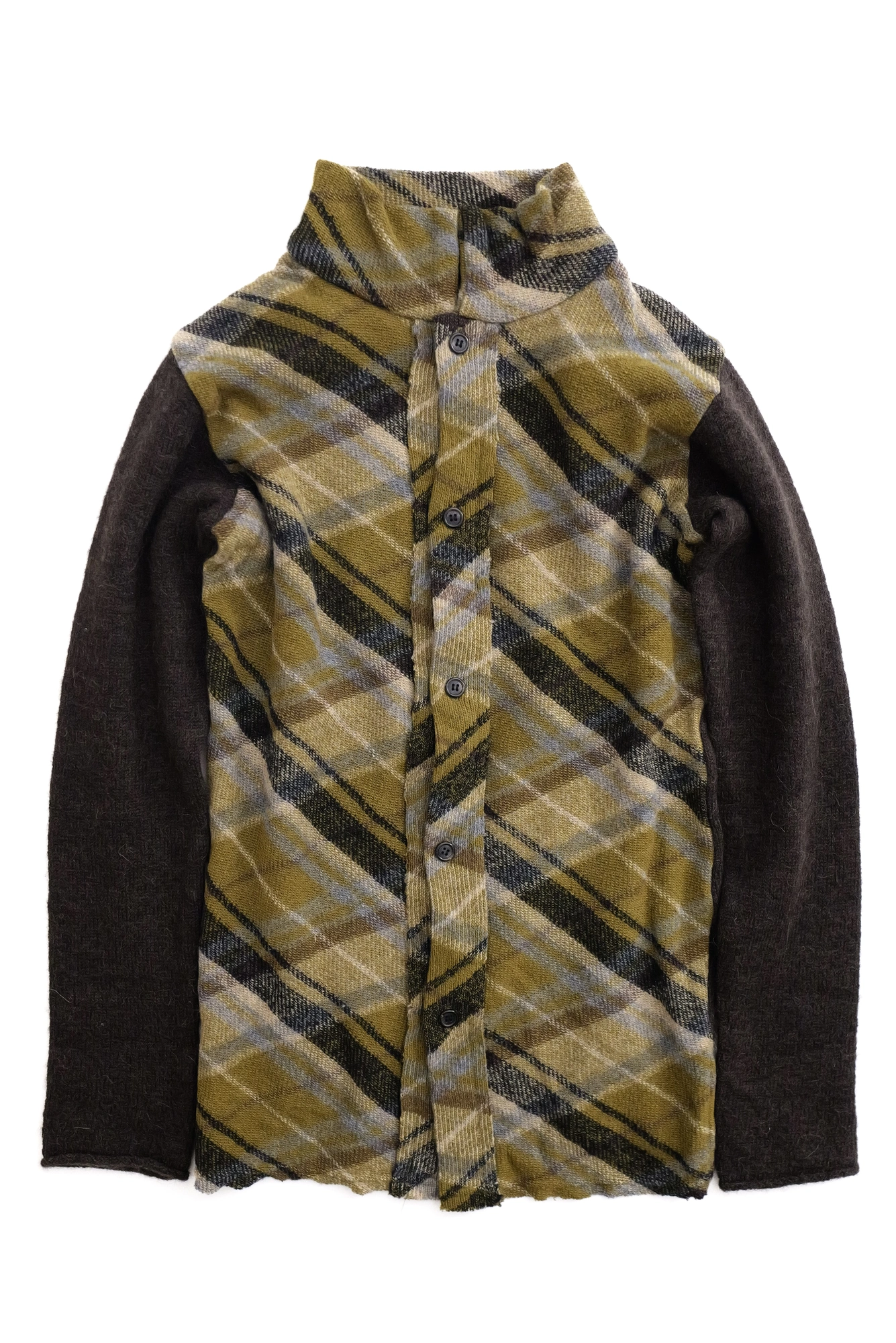 YOHJI YAMAMOTO Gilet en laine Marron vintage, passéist — photo 1