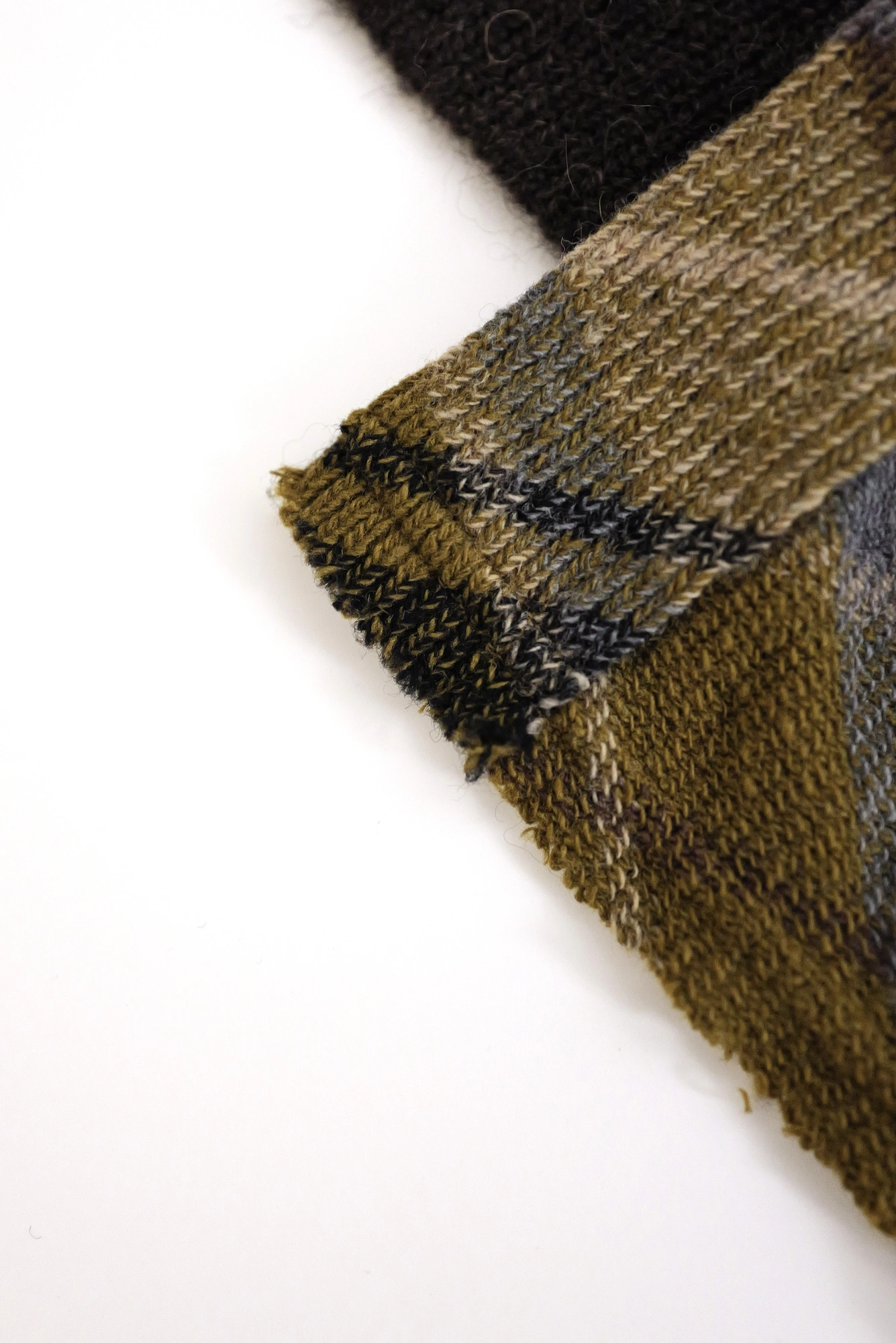 YOHJI YAMAMOTO Gilet en laine Marron vintage, passéist — photo 13