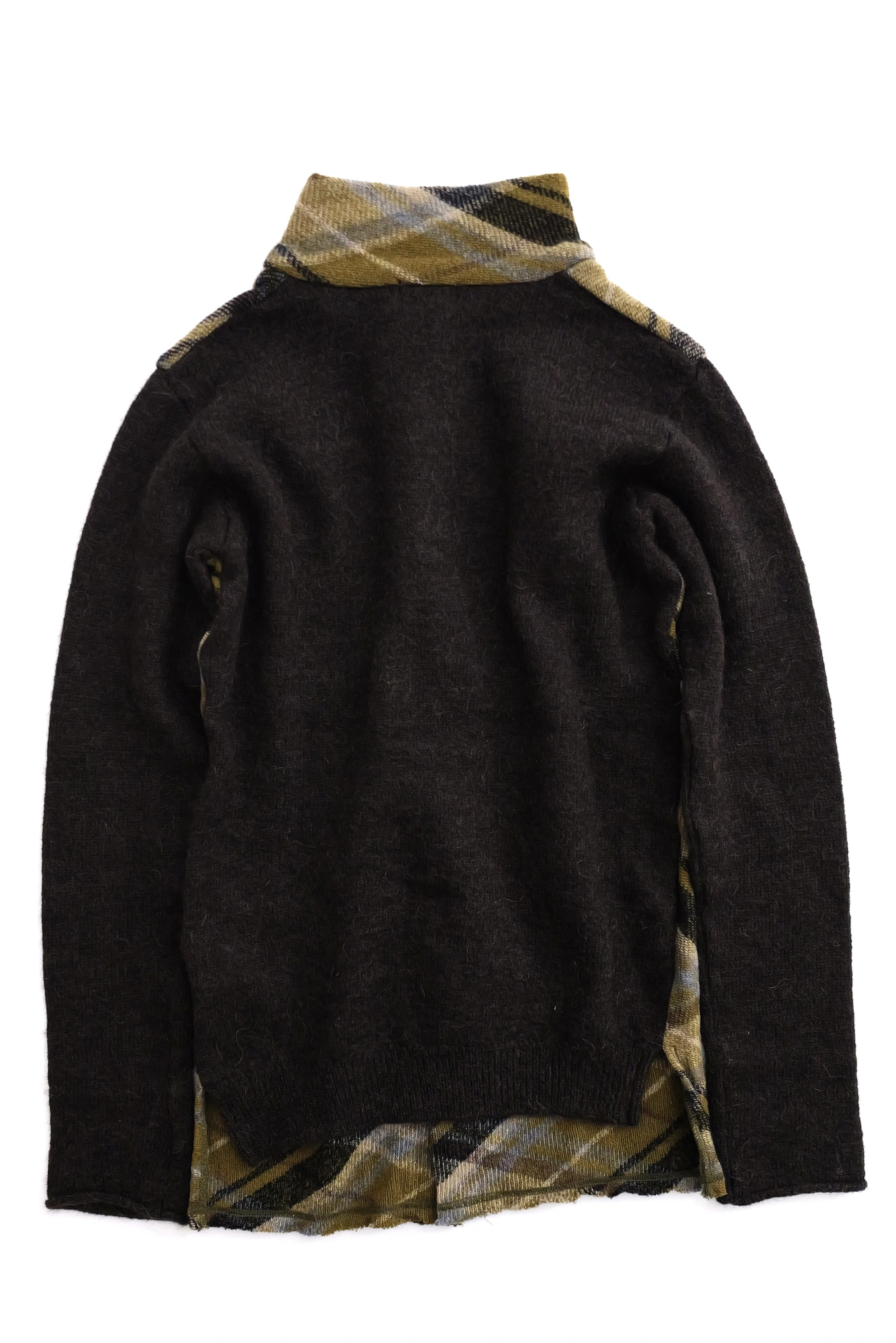 YOHJI YAMAMOTO Gilet en laine Marron vintage, passéist — photo 14