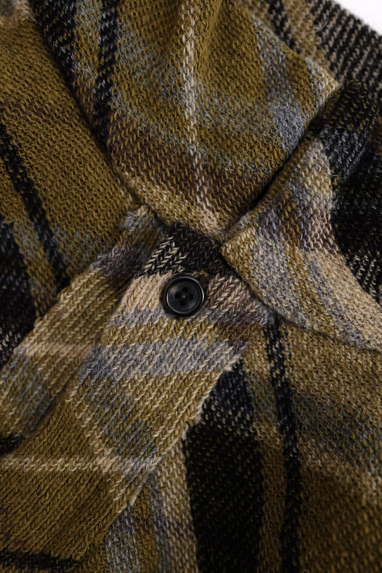 YOHJI YAMAMOTO Gilet en laine Marron vintage, passéist — photo 4