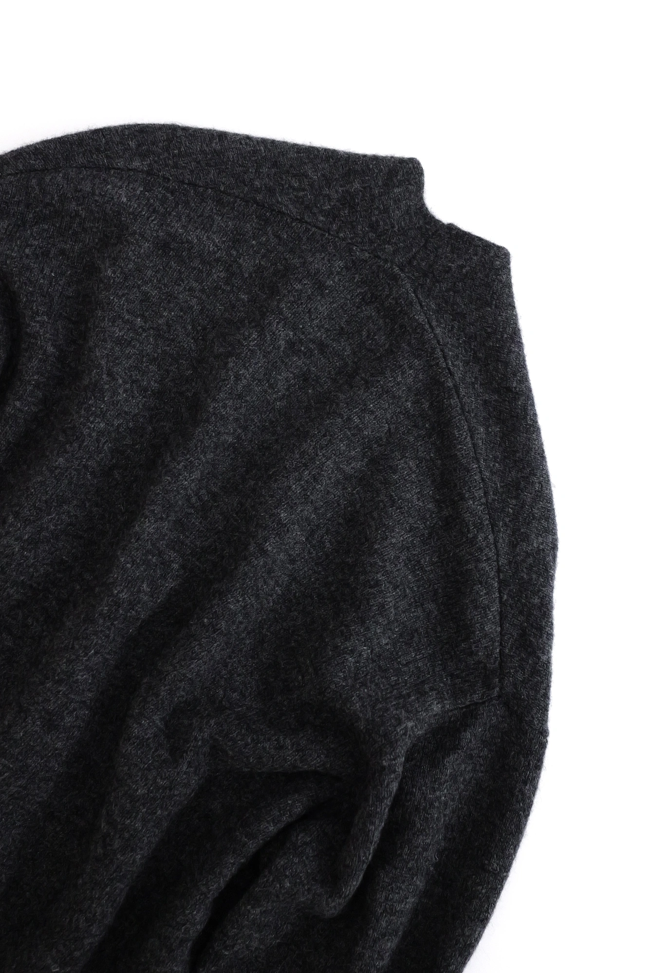YOHJI YAMAMOTO Cardigan en laine Anthracite vintage, passéist — photo 13