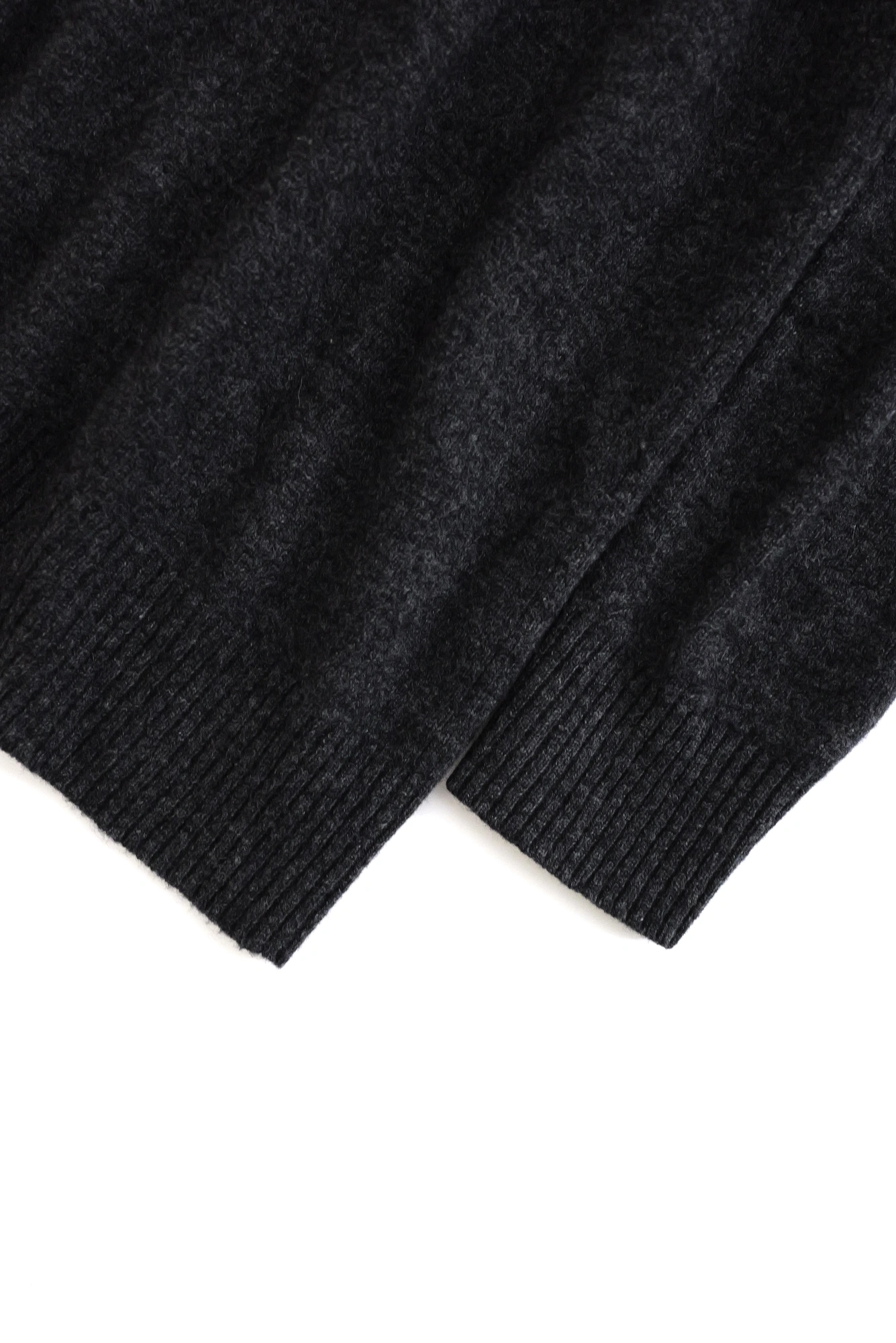 YOHJI YAMAMOTO Cardigan en laine Anthracite vintage, passéist — photo 14