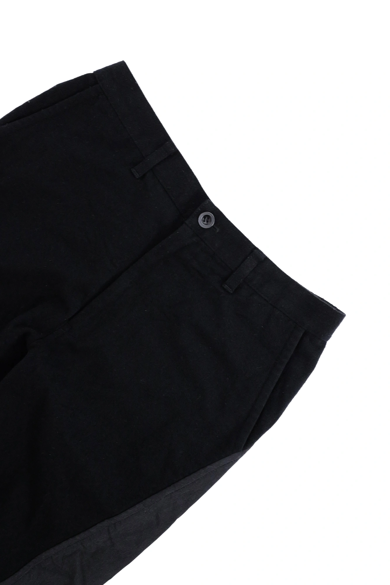 ISSEY MIYAKE Pantalon en laine Noir vintage, passéist — photo 2