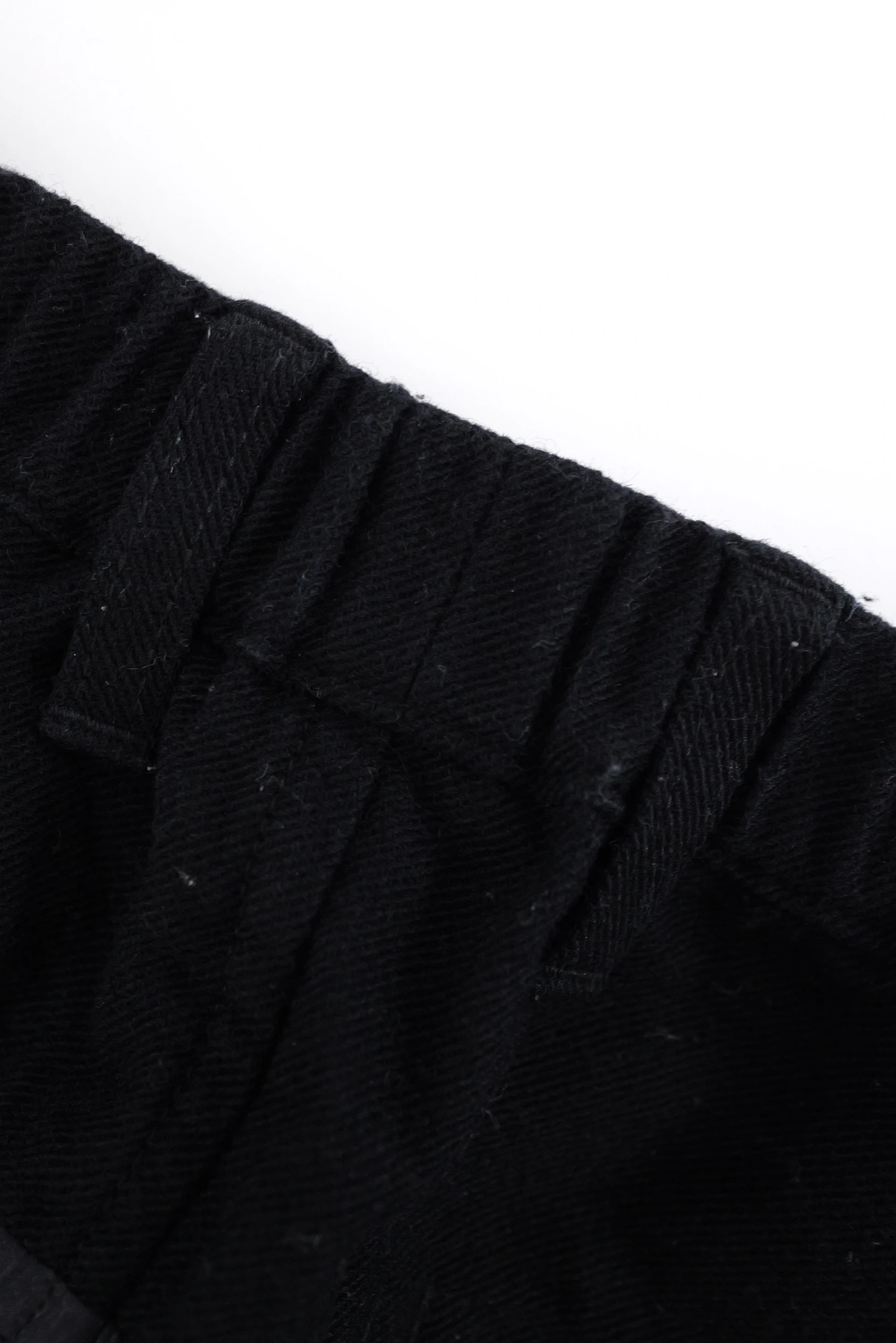 ISSEY MIYAKE Pantalon en laine Noir vintage, passéist — photo 11