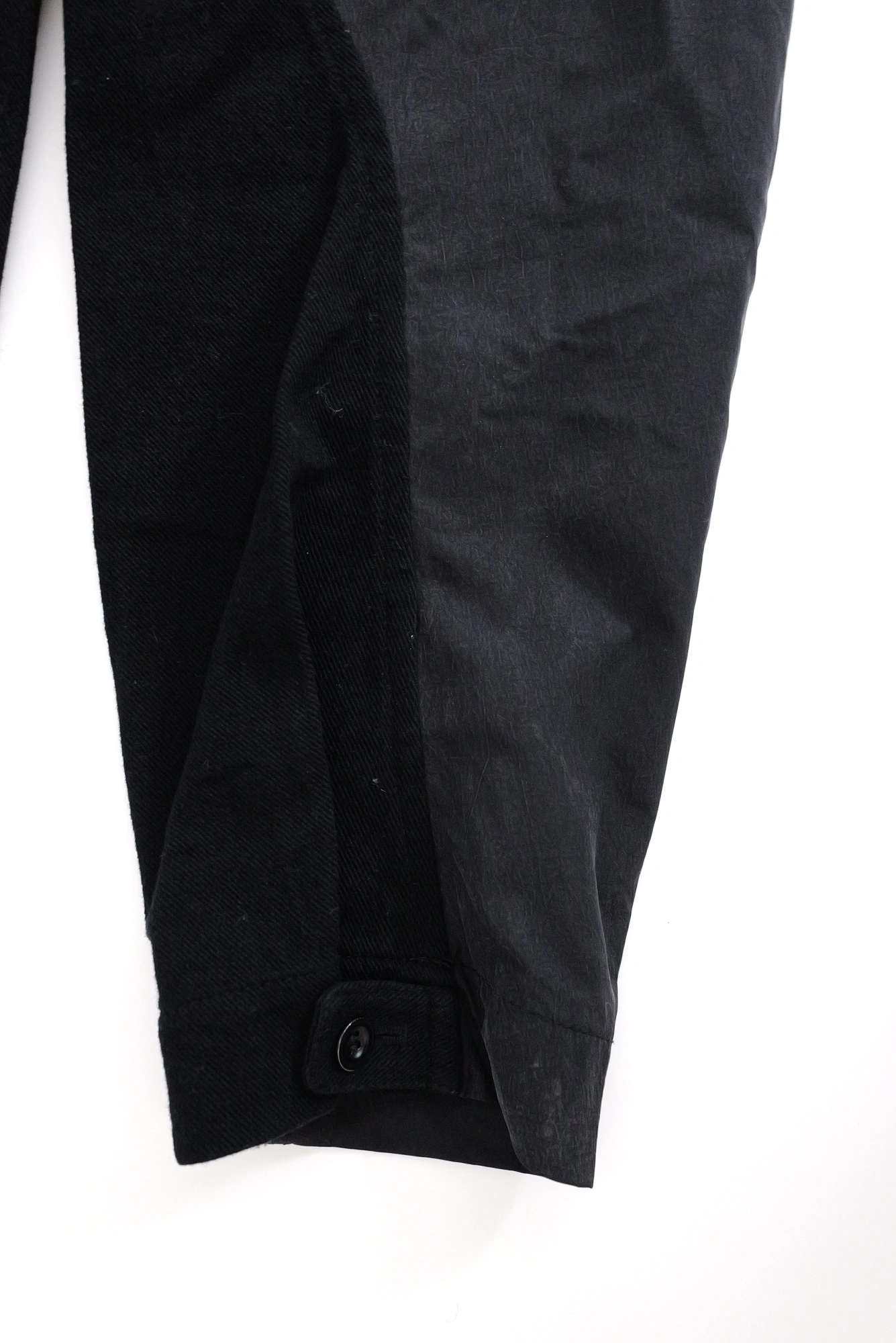 ISSEY MIYAKE Pantalon en laine Noir vintage, passéist — photo 12
