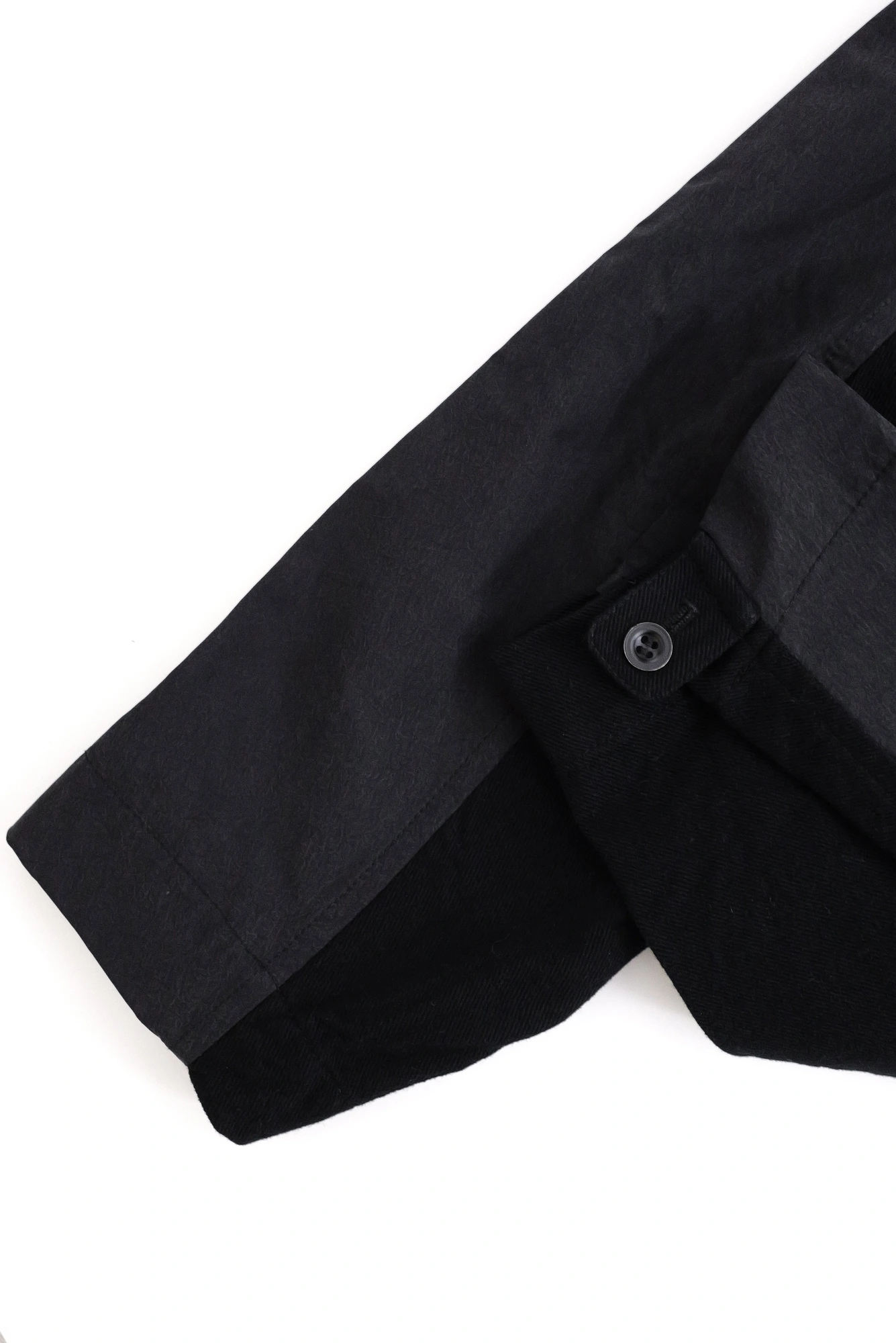 ISSEY MIYAKE Pantalon en laine Noir vintage, passéist — photo 4