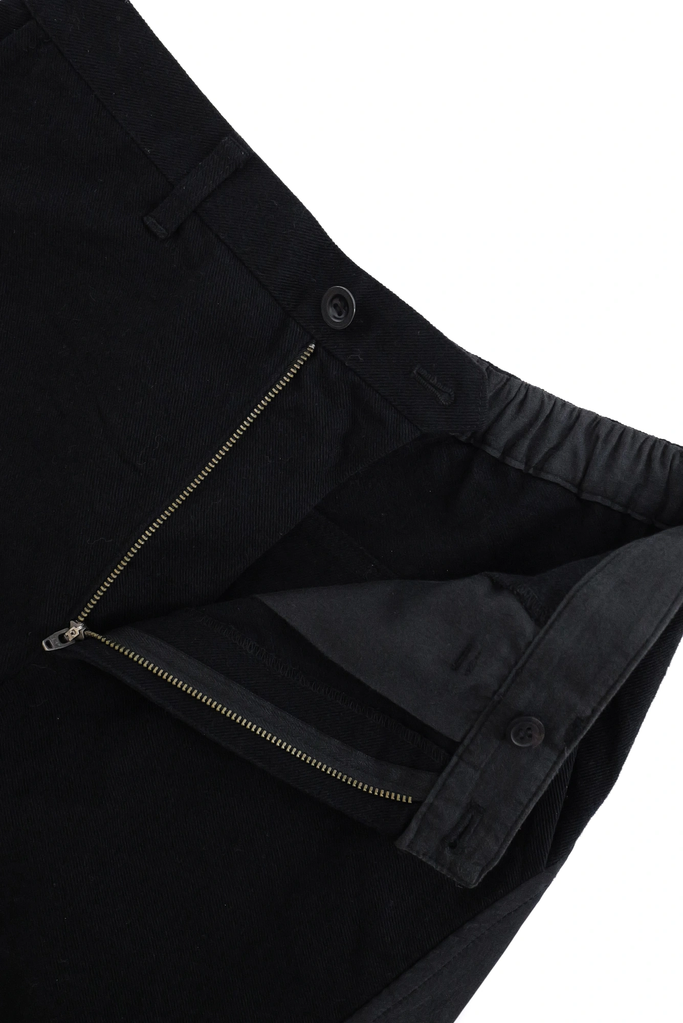 ISSEY MIYAKE Pantalon en laine Noir vintage, passéist — photo 5