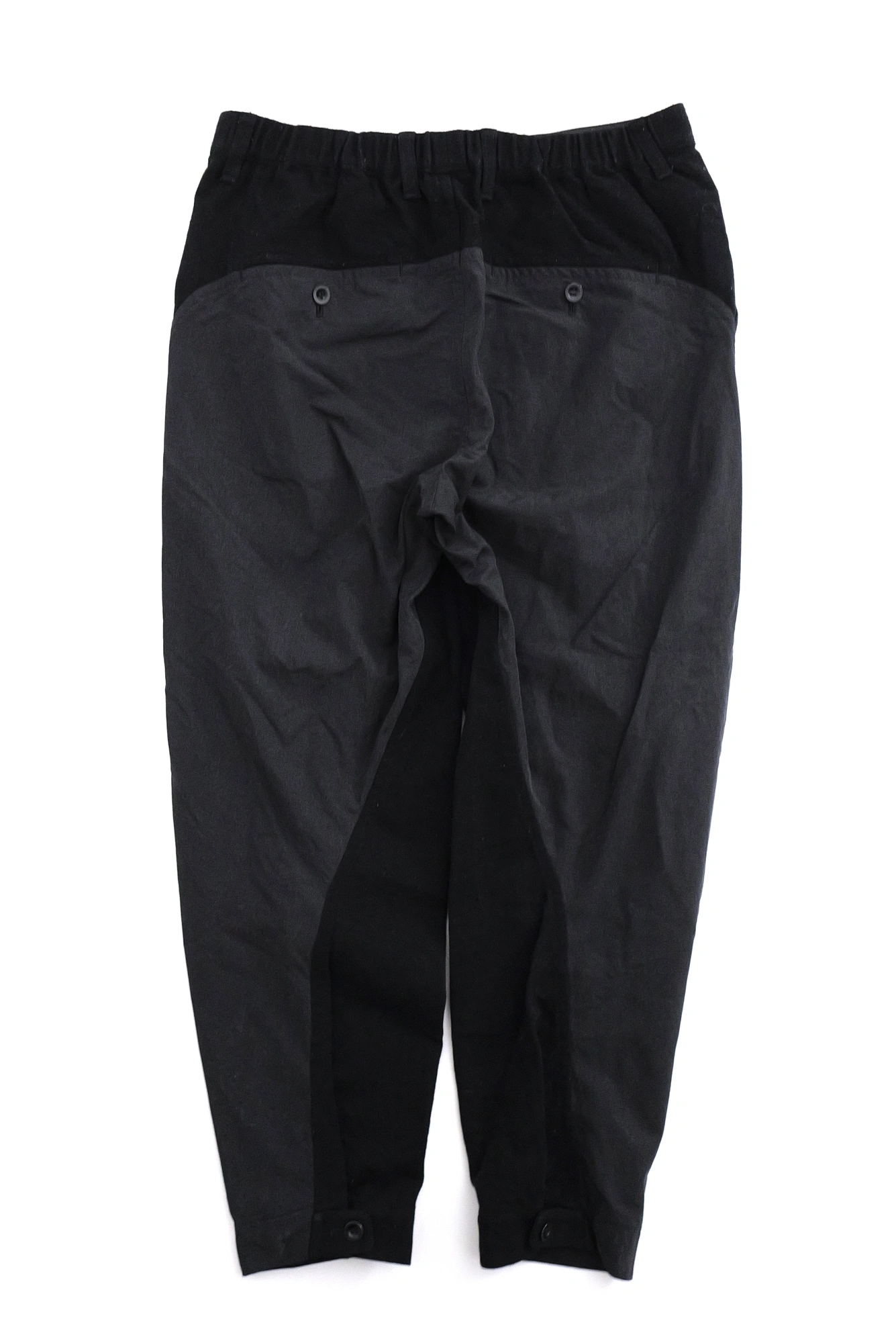 ISSEY MIYAKE Pantalon en laine Noir vintage, passéist — photo 8