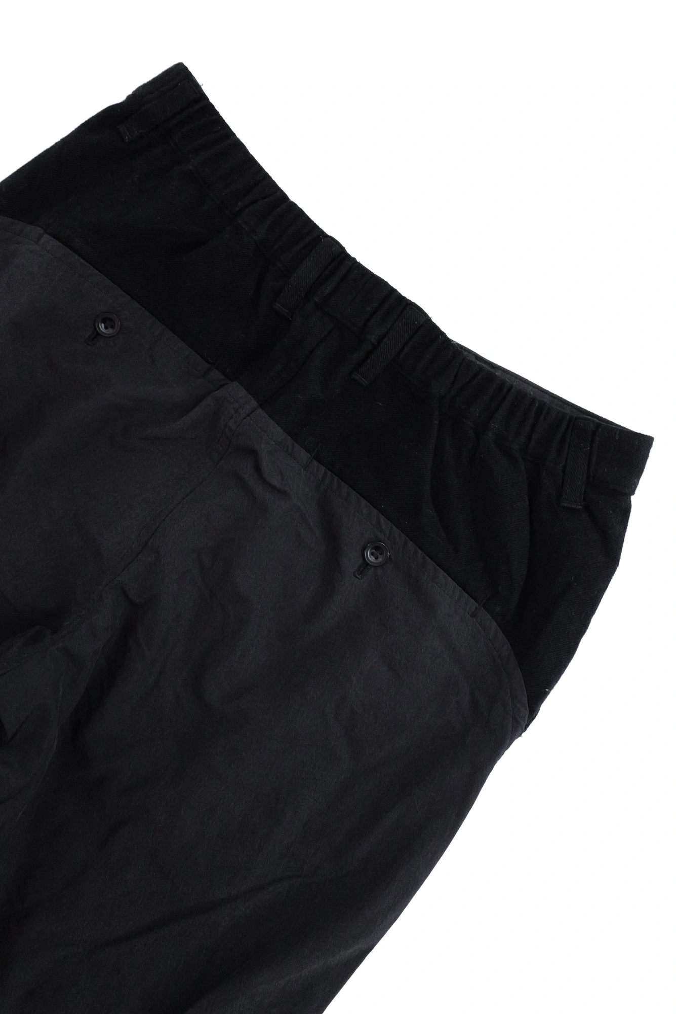 ISSEY MIYAKE Pantalon en laine Noir vintage, passéist — photo 9