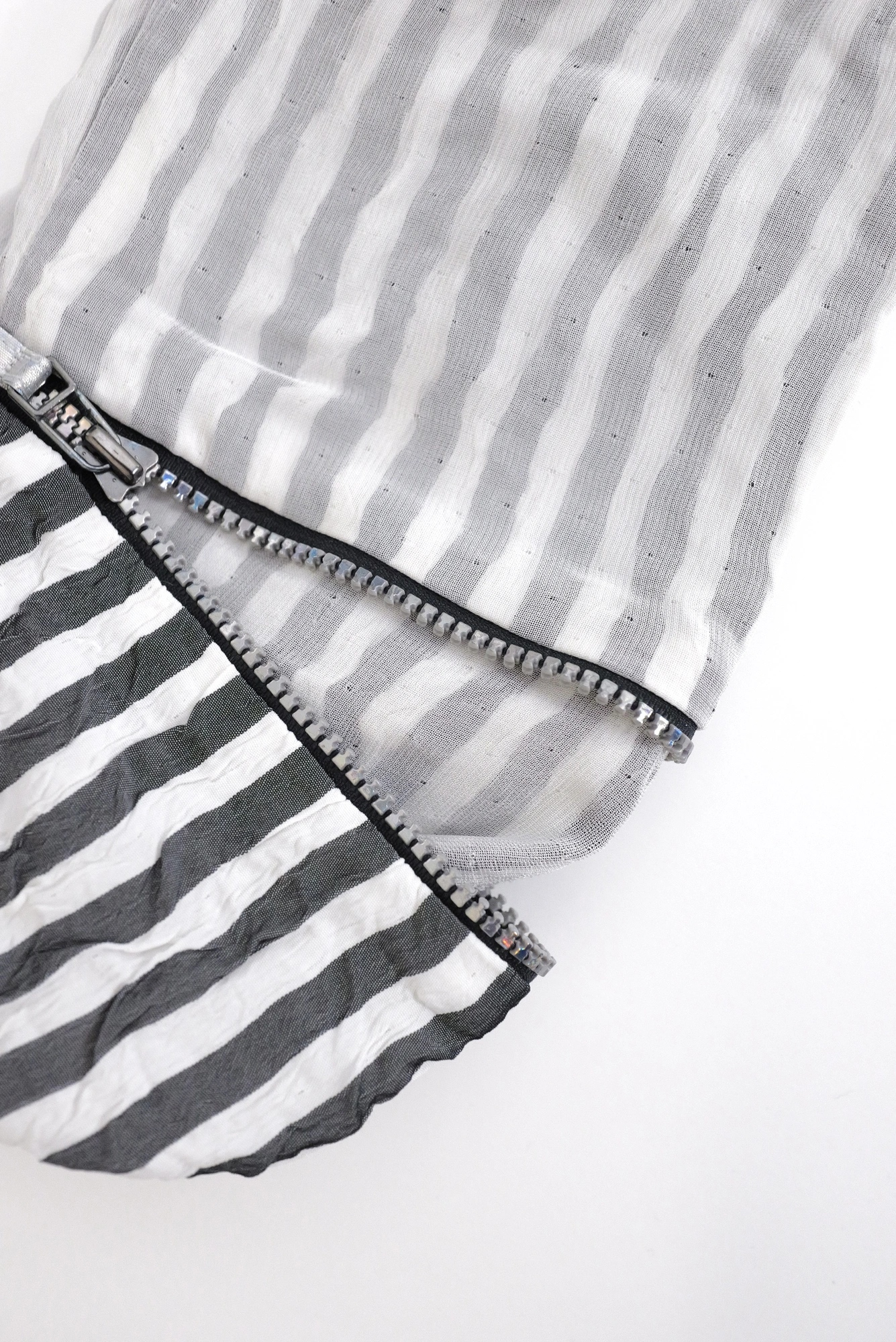 ISSEY MIYAKE Pantalon Blanc vintage, passéist — photo 12