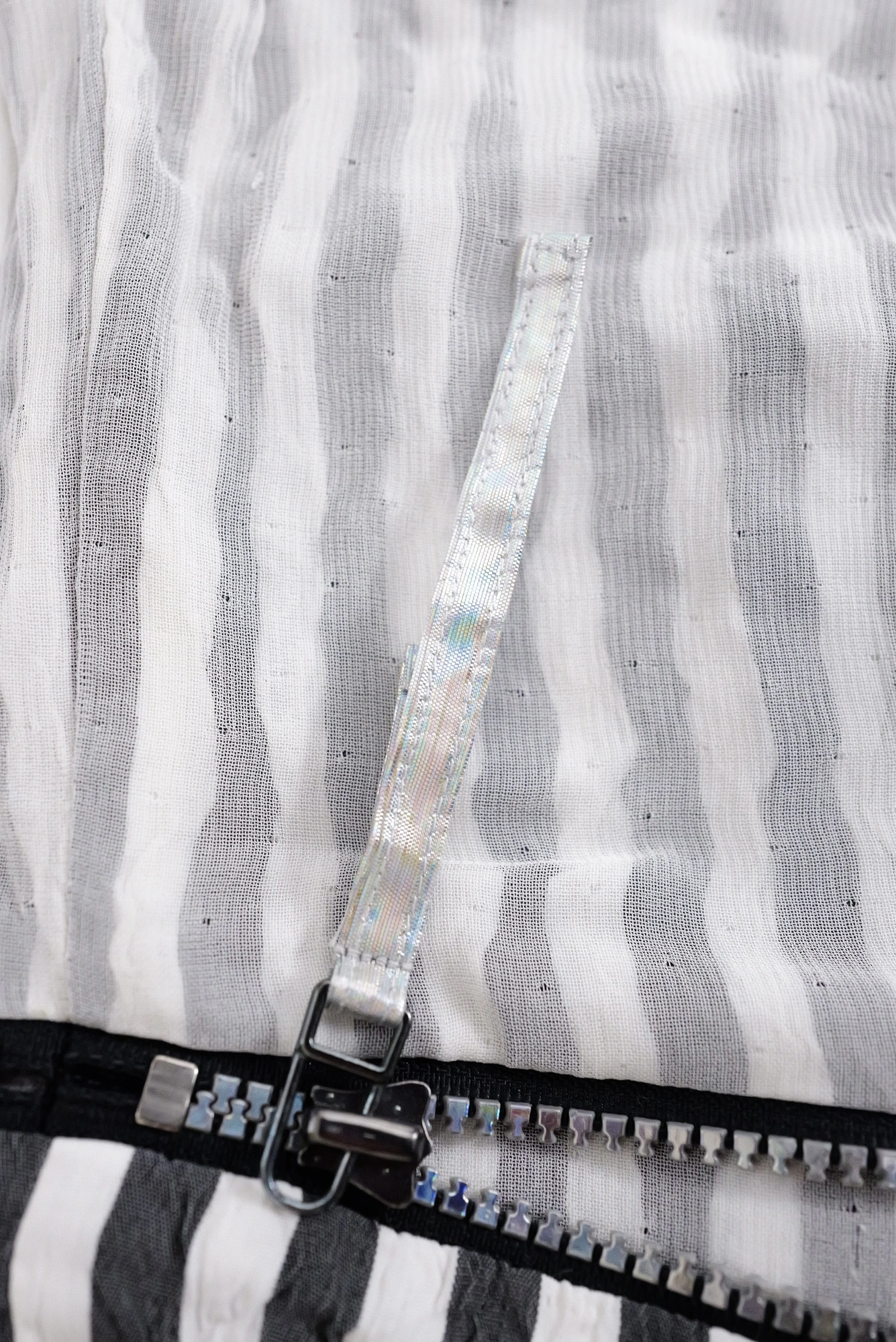 ISSEY MIYAKE Pantalon Blanc vintage, passéist — photo 14