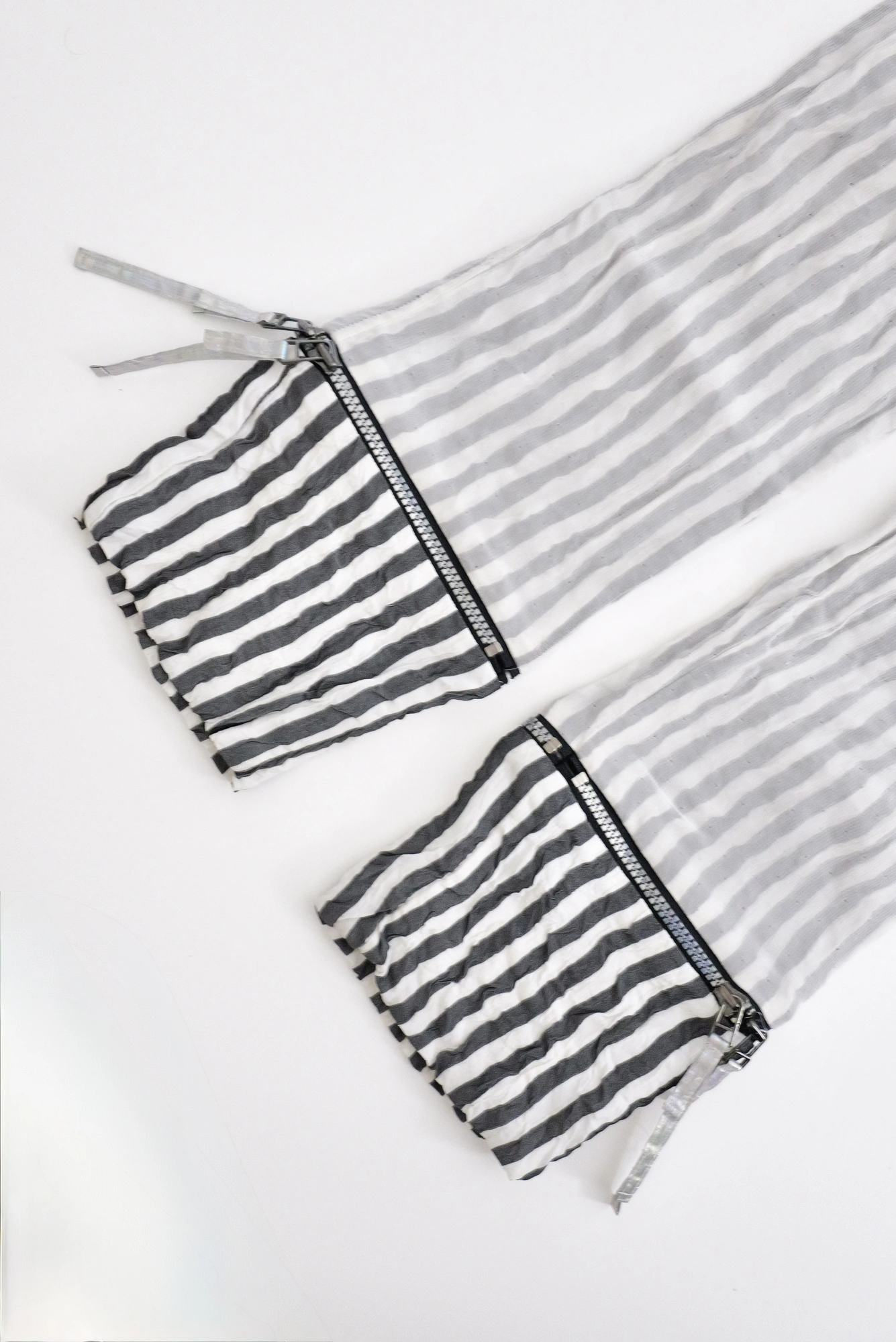 ISSEY MIYAKE Pantalon Blanc vintage, passéist — photo 3