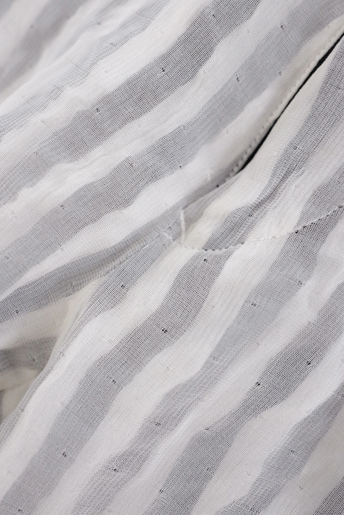 ISSEY MIYAKE Pantalon Blanc vintage, passéist — photo 7
