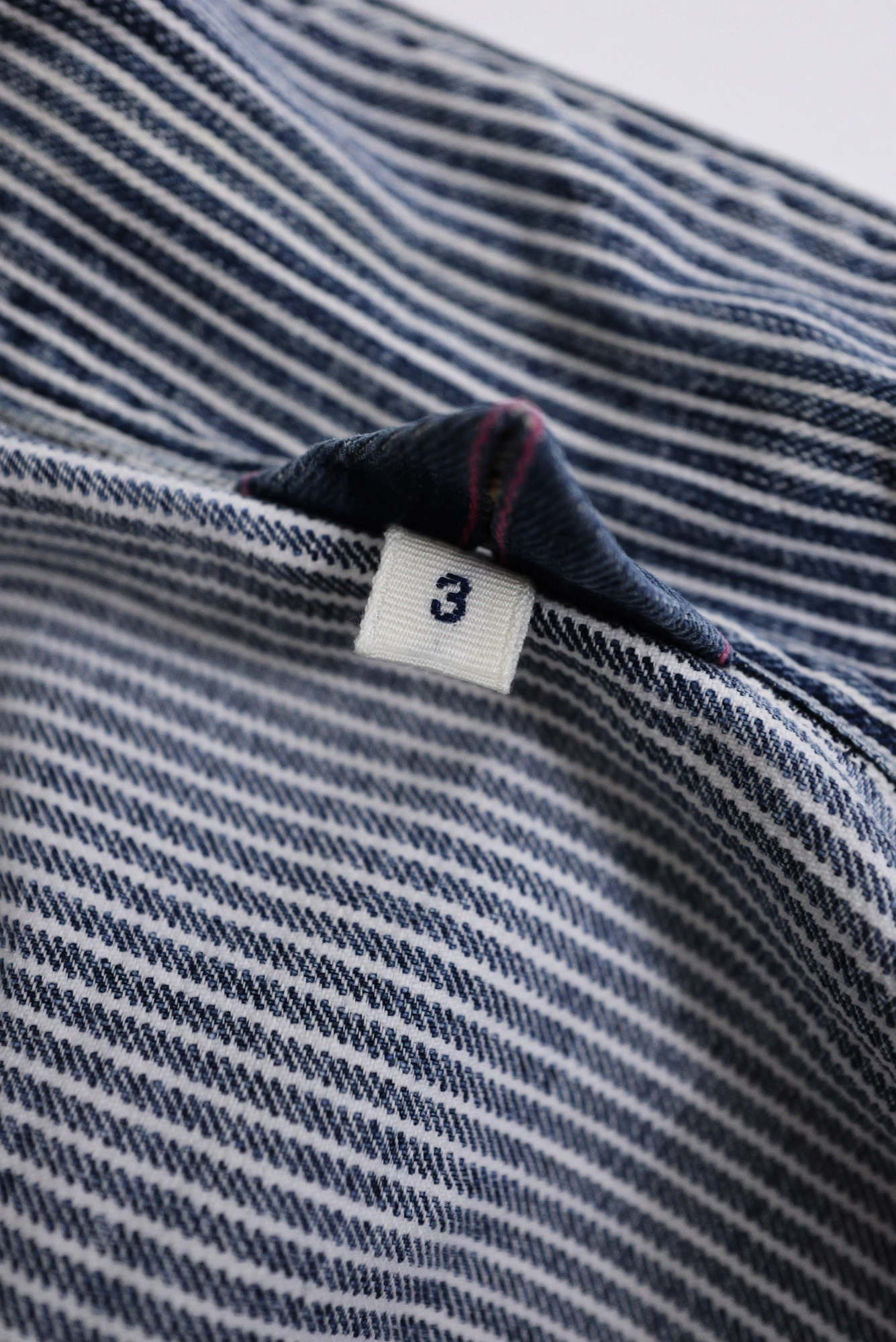 45RPM Veste denim hickory Marine vintage, passéist — photo 16
