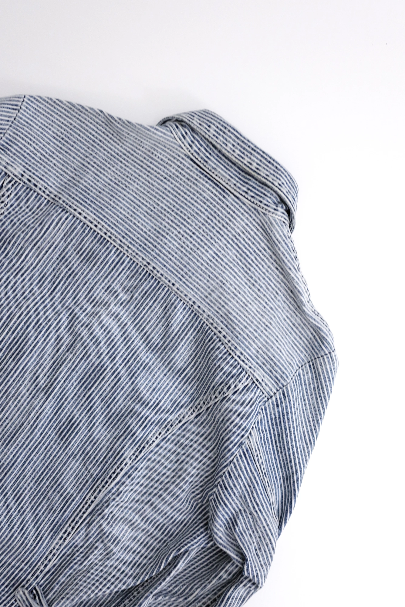 45RPM Veste denim hickory Marine vintage, passéist — photo 18