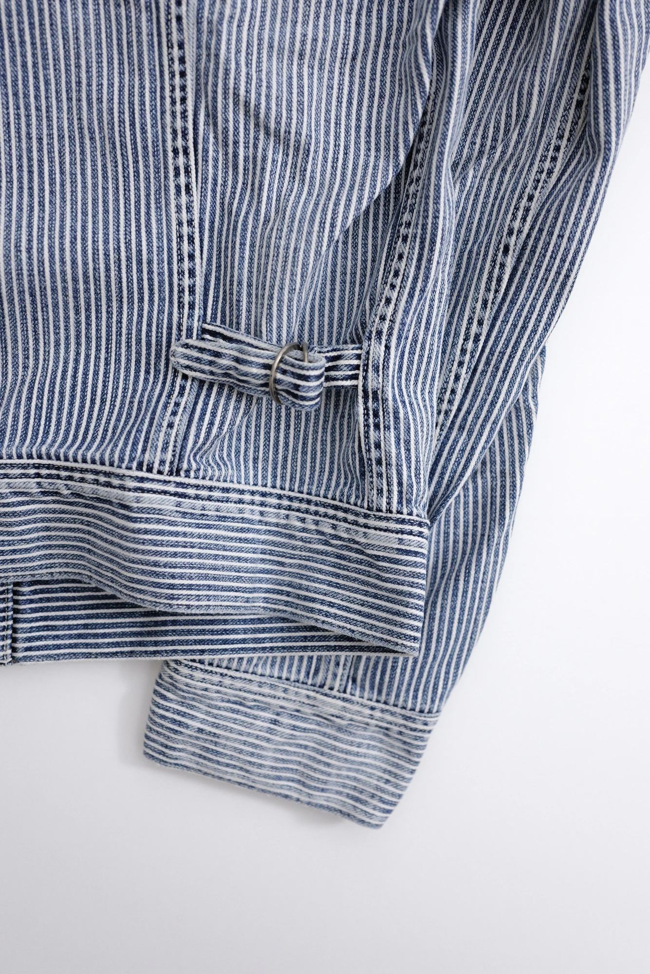 45RPM Veste denim hickory Marine vintage, passéist — photo 19