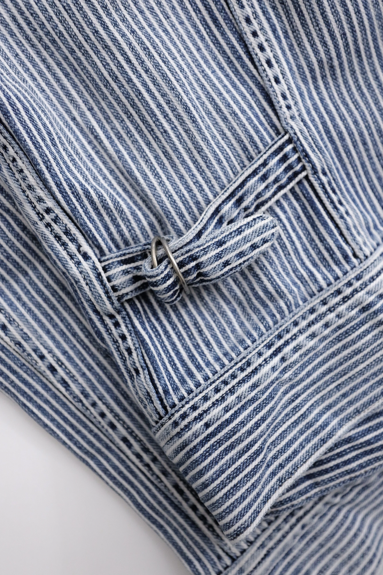 45RPM Veste denim hickory Marine vintage, passéist — photo 20