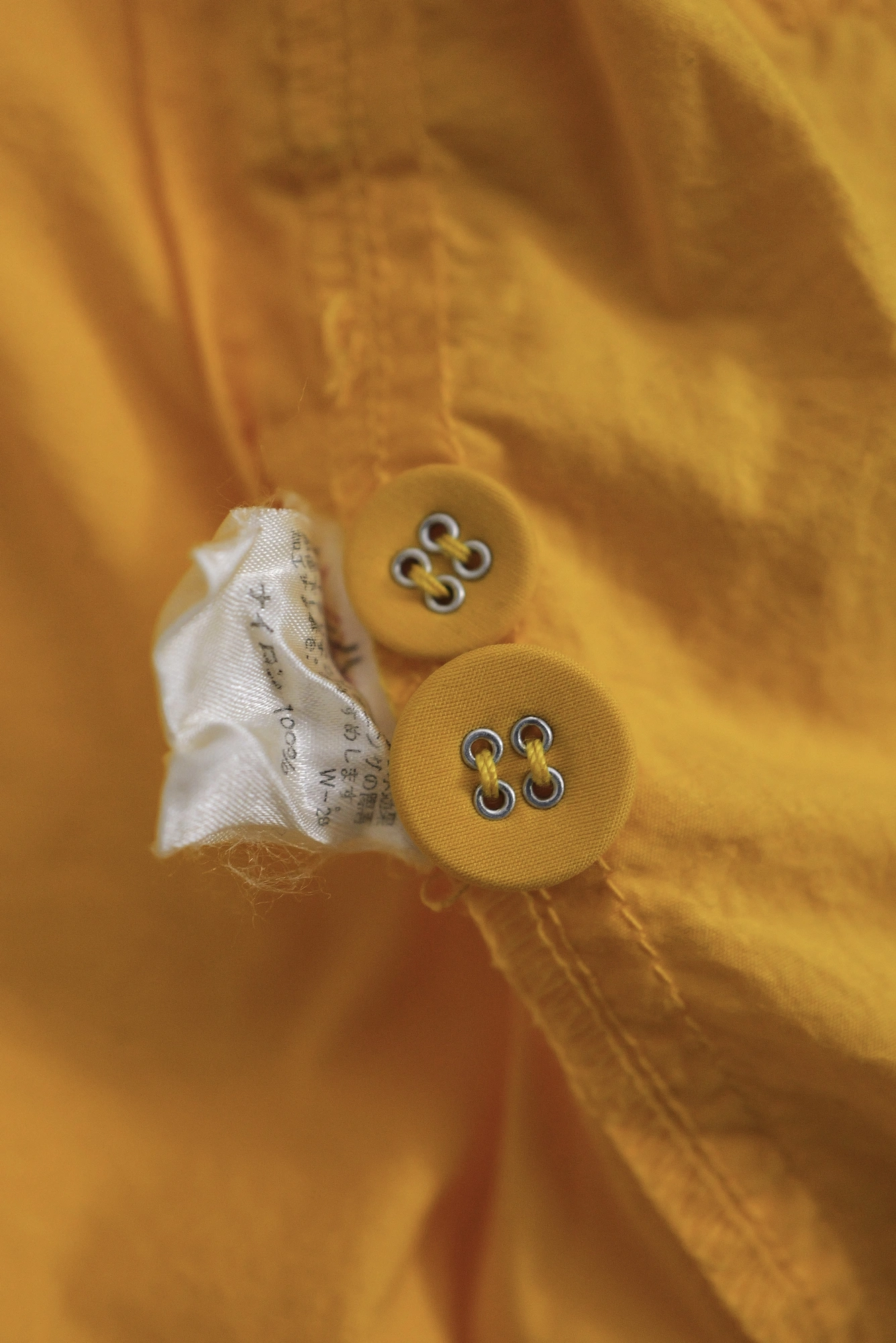 ISSEY MIYAKE Blouson Jaune vintage, passéist — photo 16