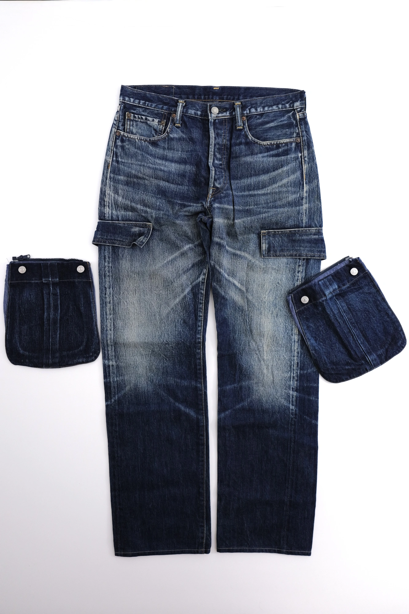 YOHJI YAMAMOTO Jean Marine vintage, passéist — photo 2