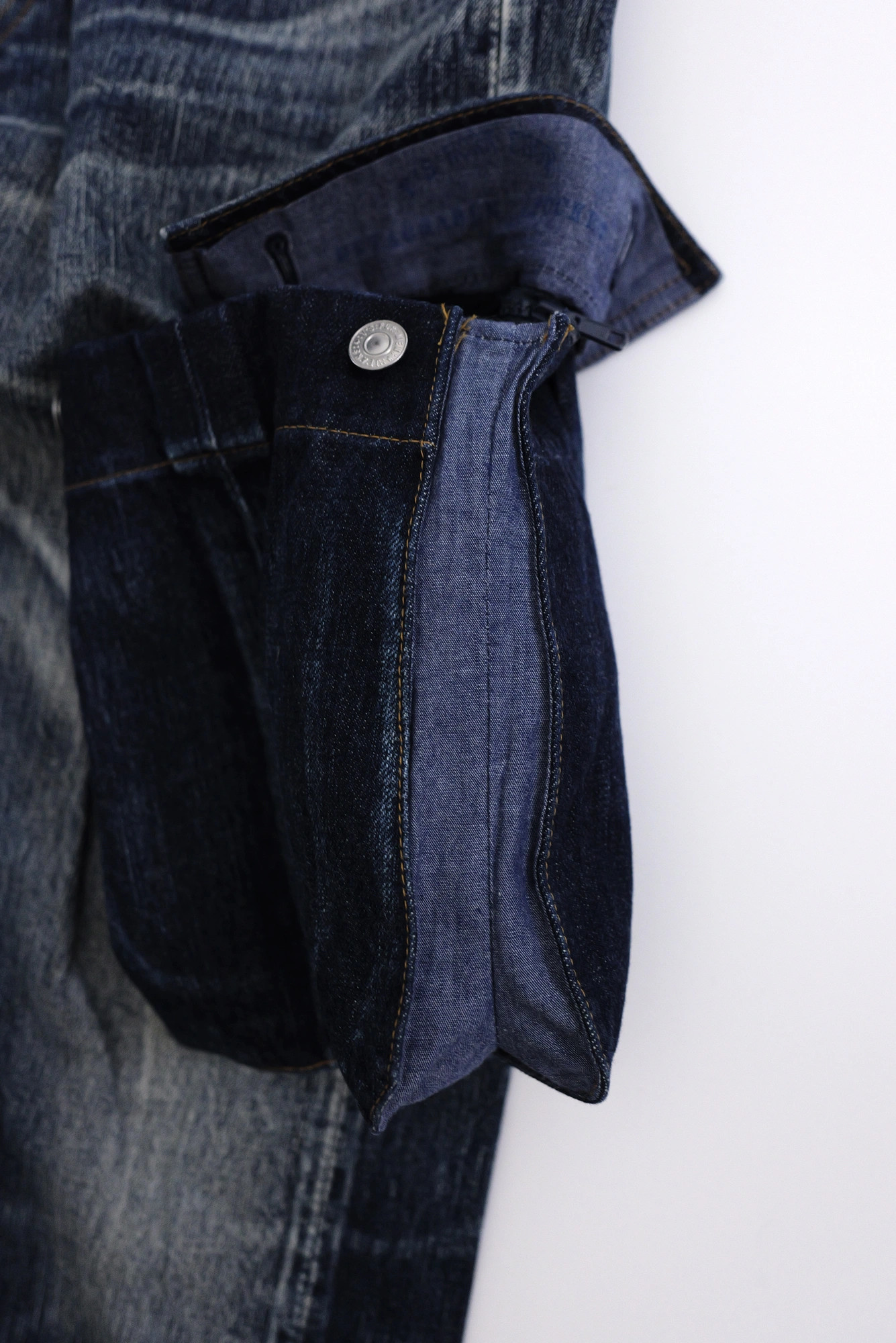 YOHJI YAMAMOTO Jean Marine vintage, passéist — photo 14