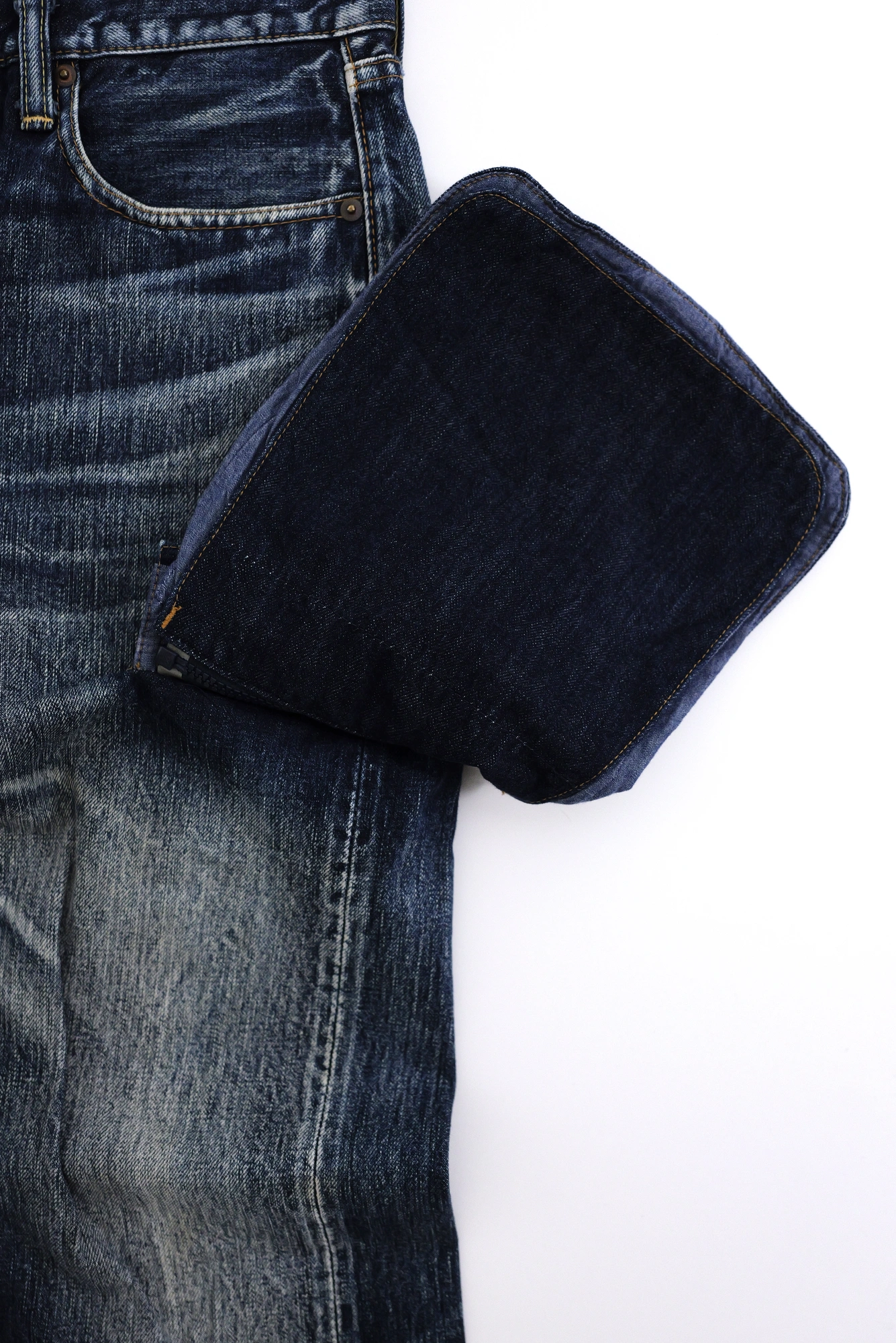 YOHJI YAMAMOTO Jean Marine vintage, passéist — photo 15