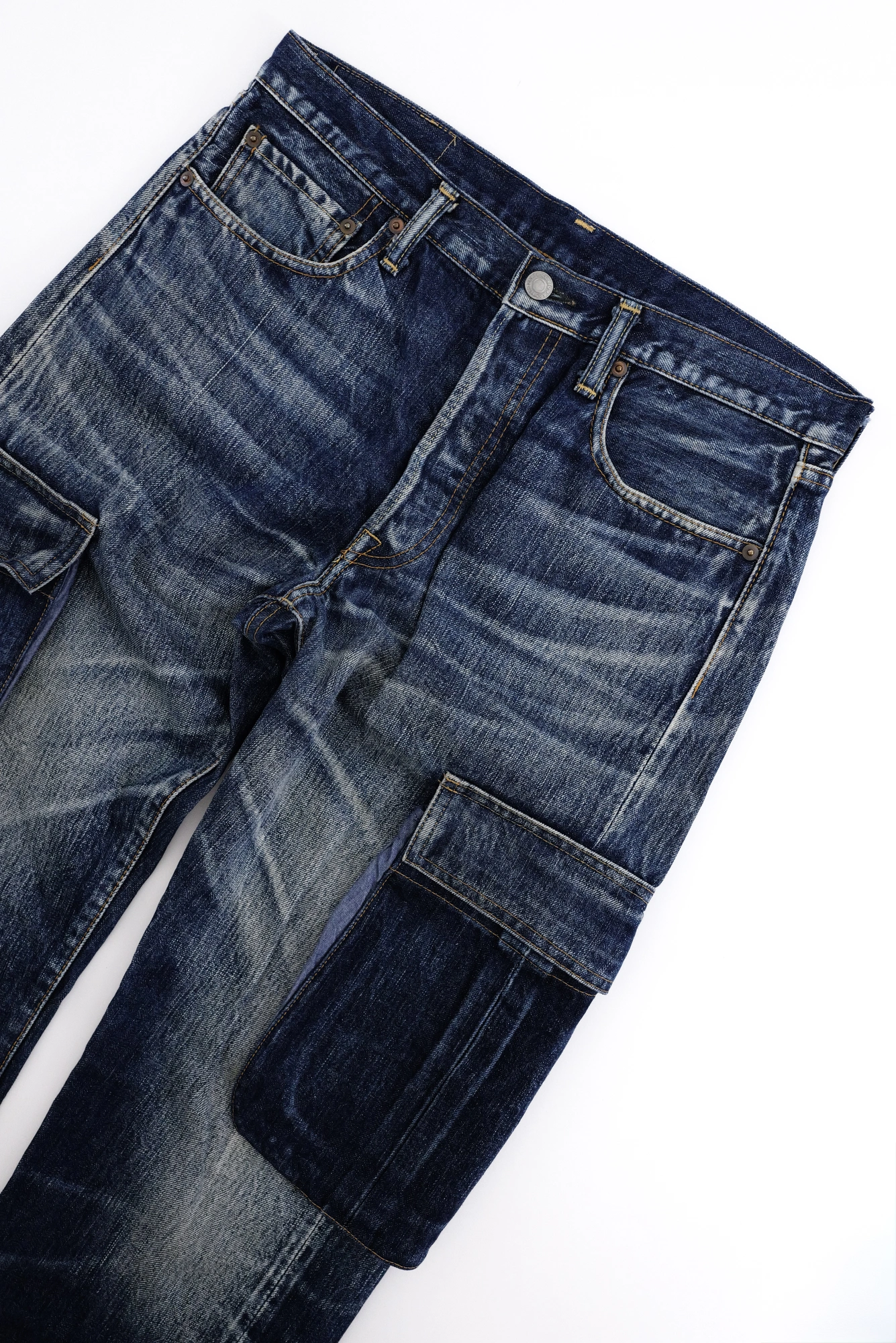 YOHJI YAMAMOTO Jean Marine vintage, passéist — photo 3