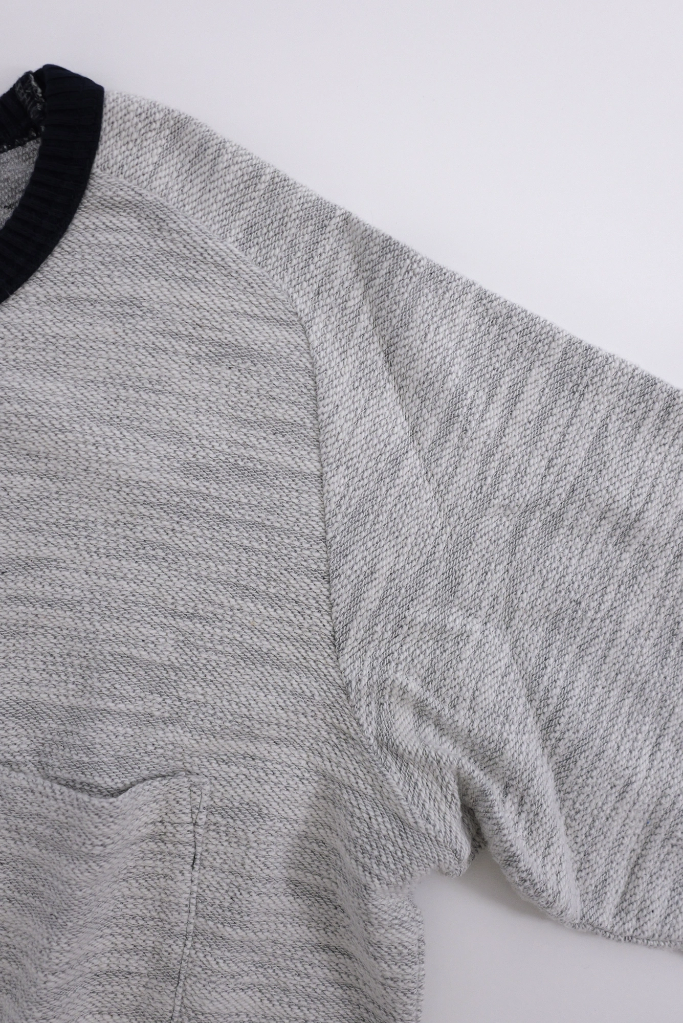 BLUE BLUE JAPAN Sweat Beige vintage, passéist — photo 5