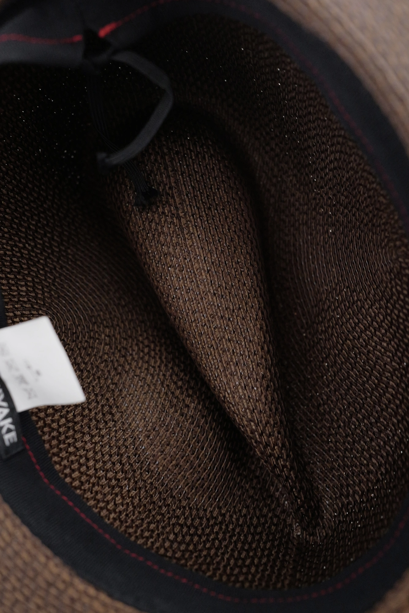 ISSEY MIYAKE Chapeau / bonnet Marron vintage, passéist — photo 14