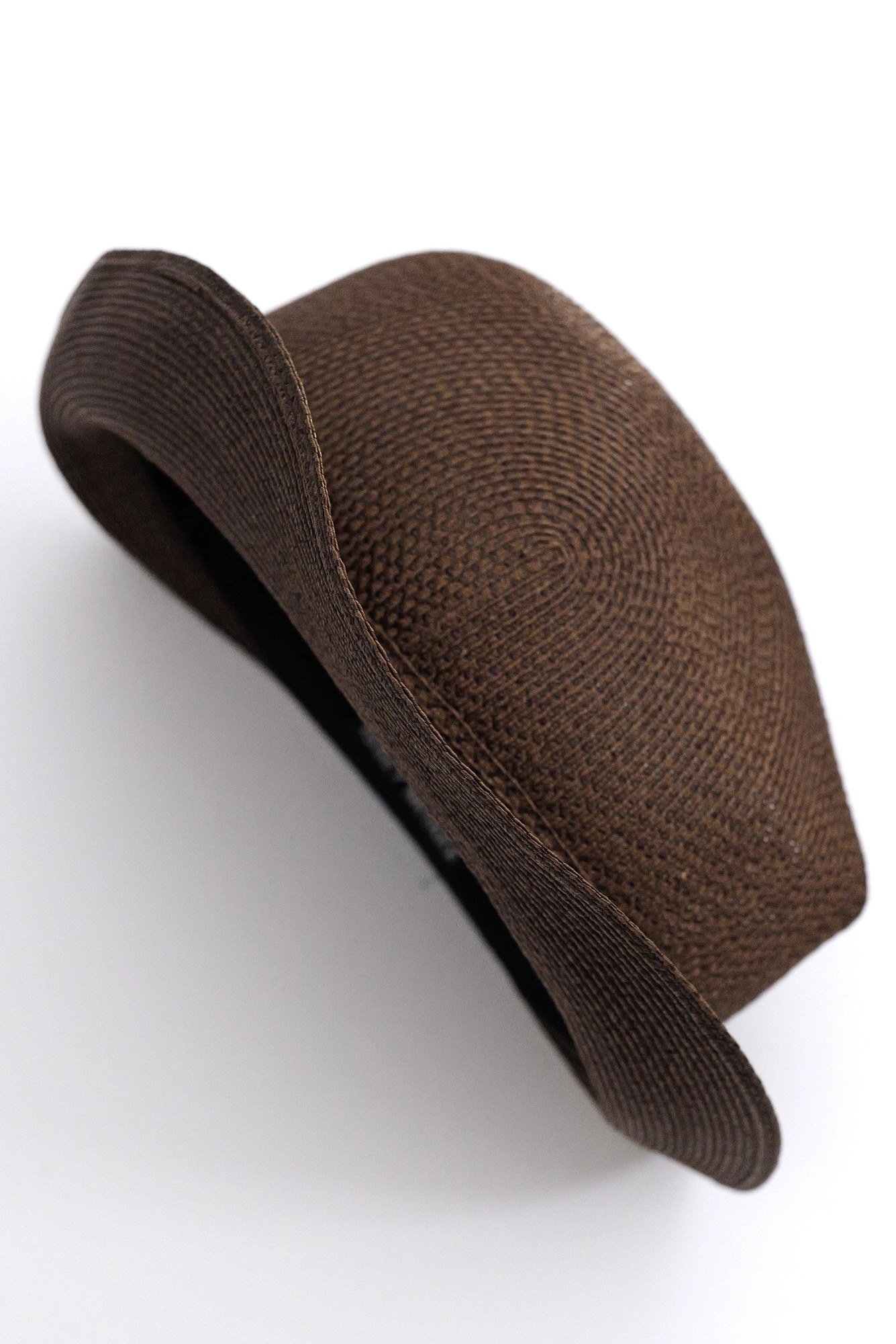 ISSEY MIYAKE Chapeau / bonnet Marron vintage, passéist — photo 4