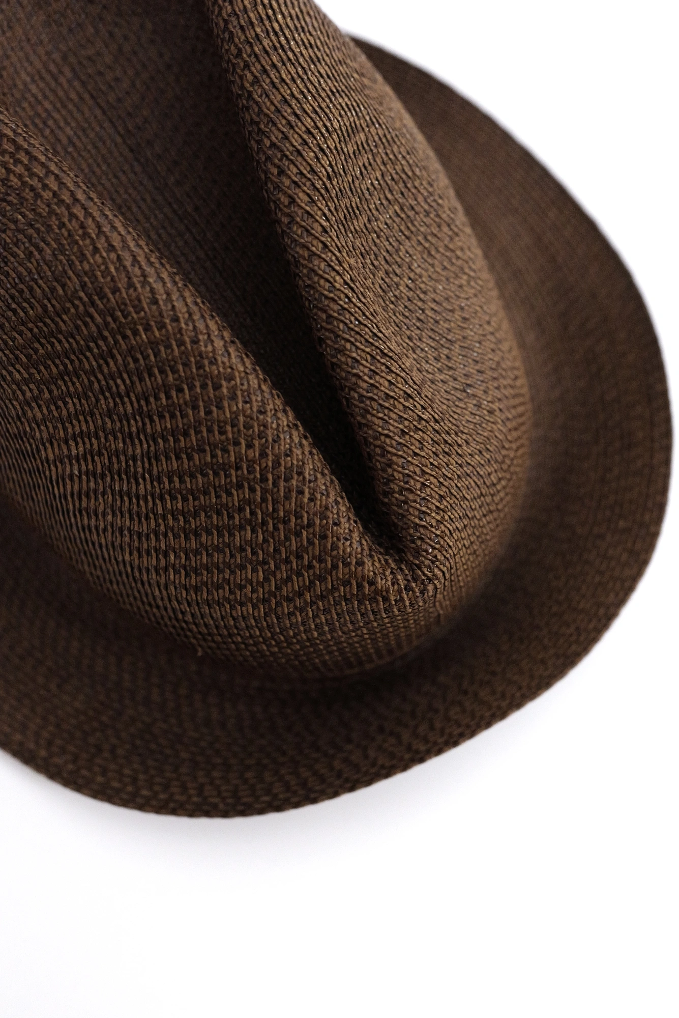 ISSEY MIYAKE Chapeau / bonnet Marron vintage, passéist — photo 6