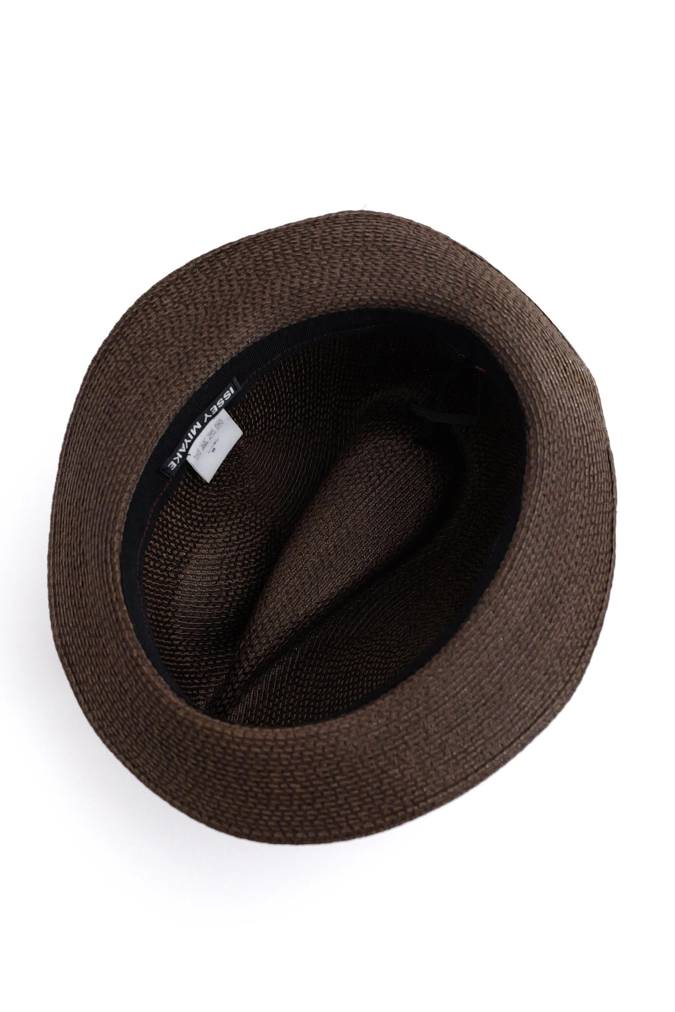 ISSEY MIYAKE Chapeau / bonnet Marron vintage, passéist — photo 10