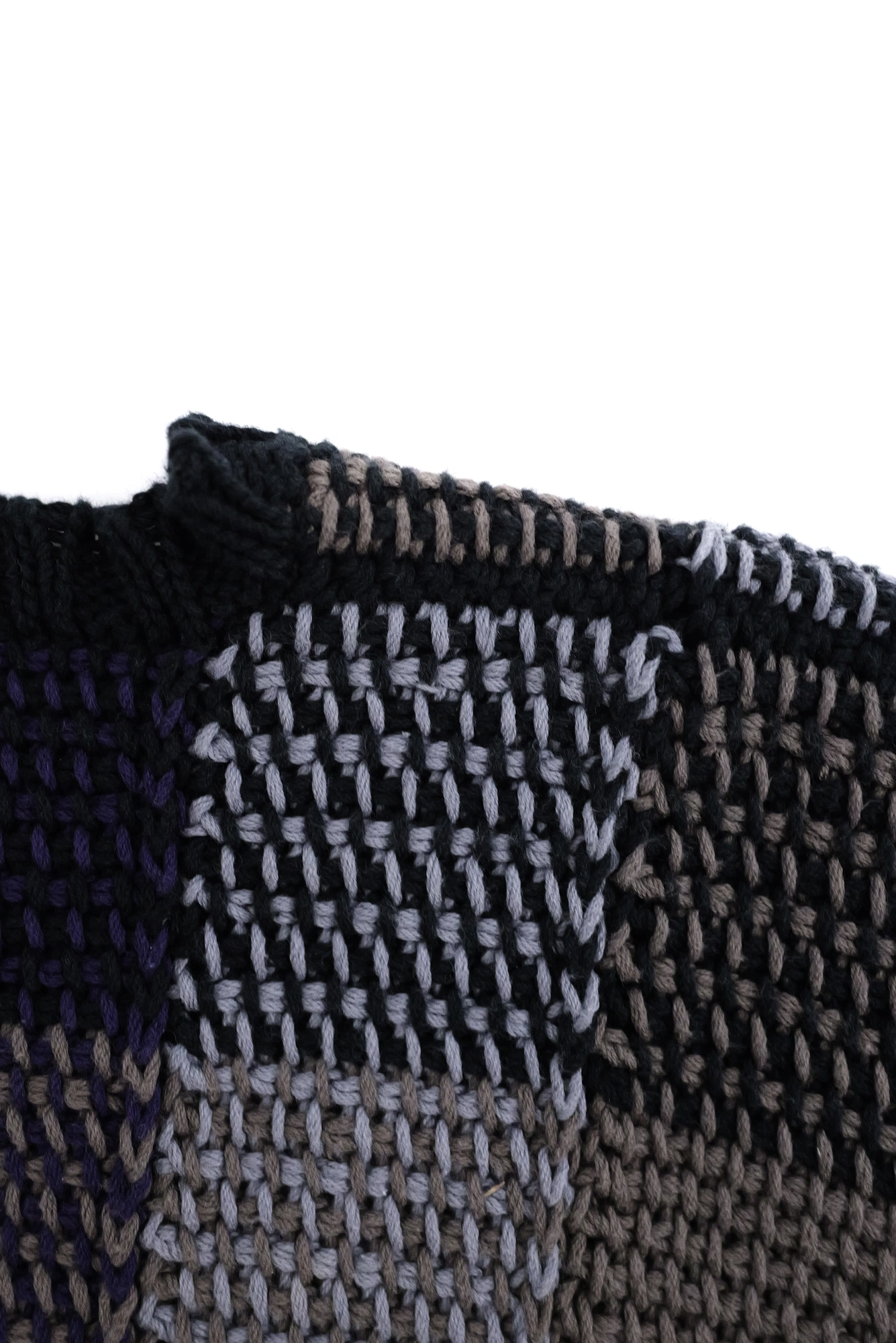 ISSEY MIYAKE Polo Multicolore vintage, passéist — photo 16