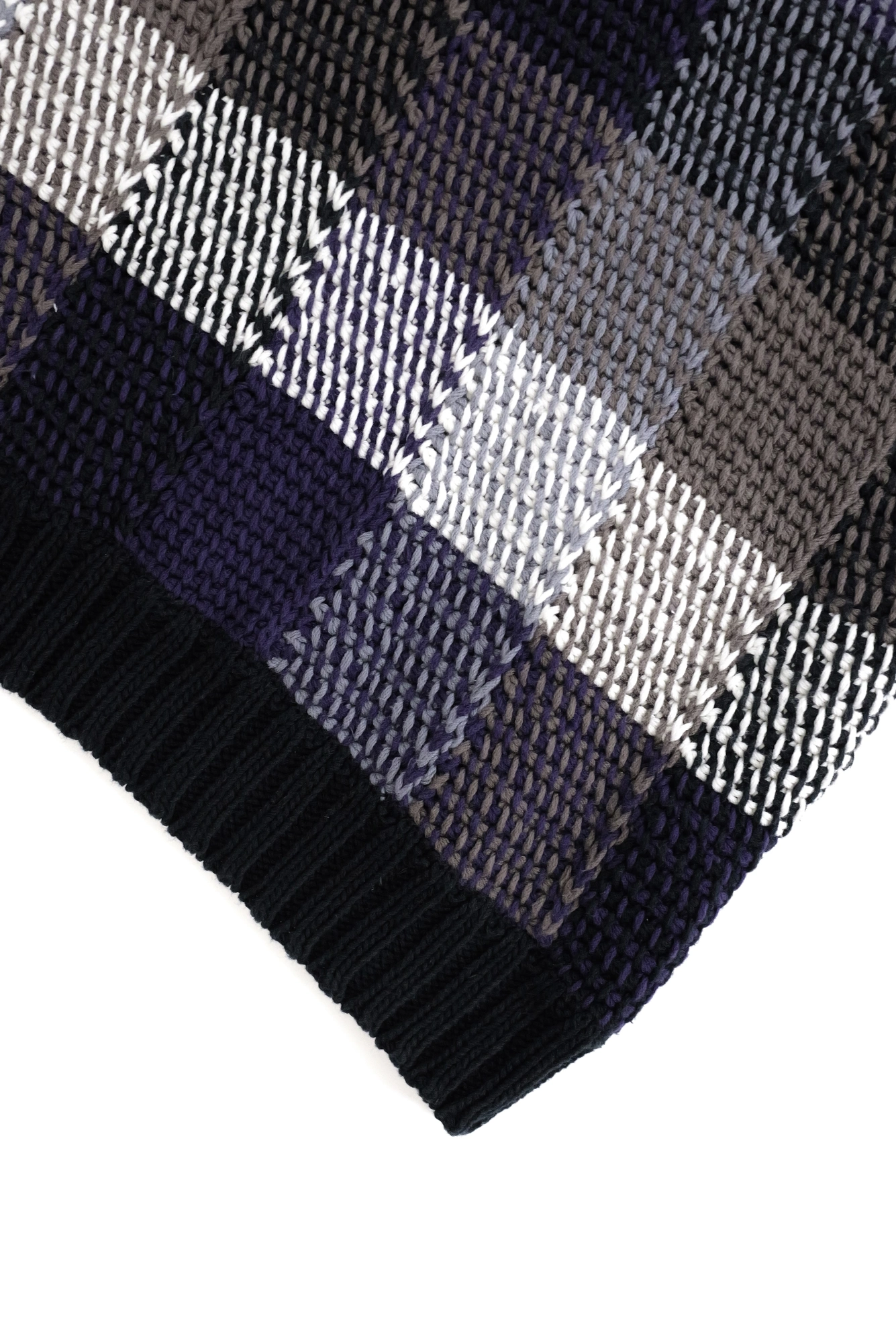 ISSEY MIYAKE Polo Multicolore vintage, passéist — photo 3