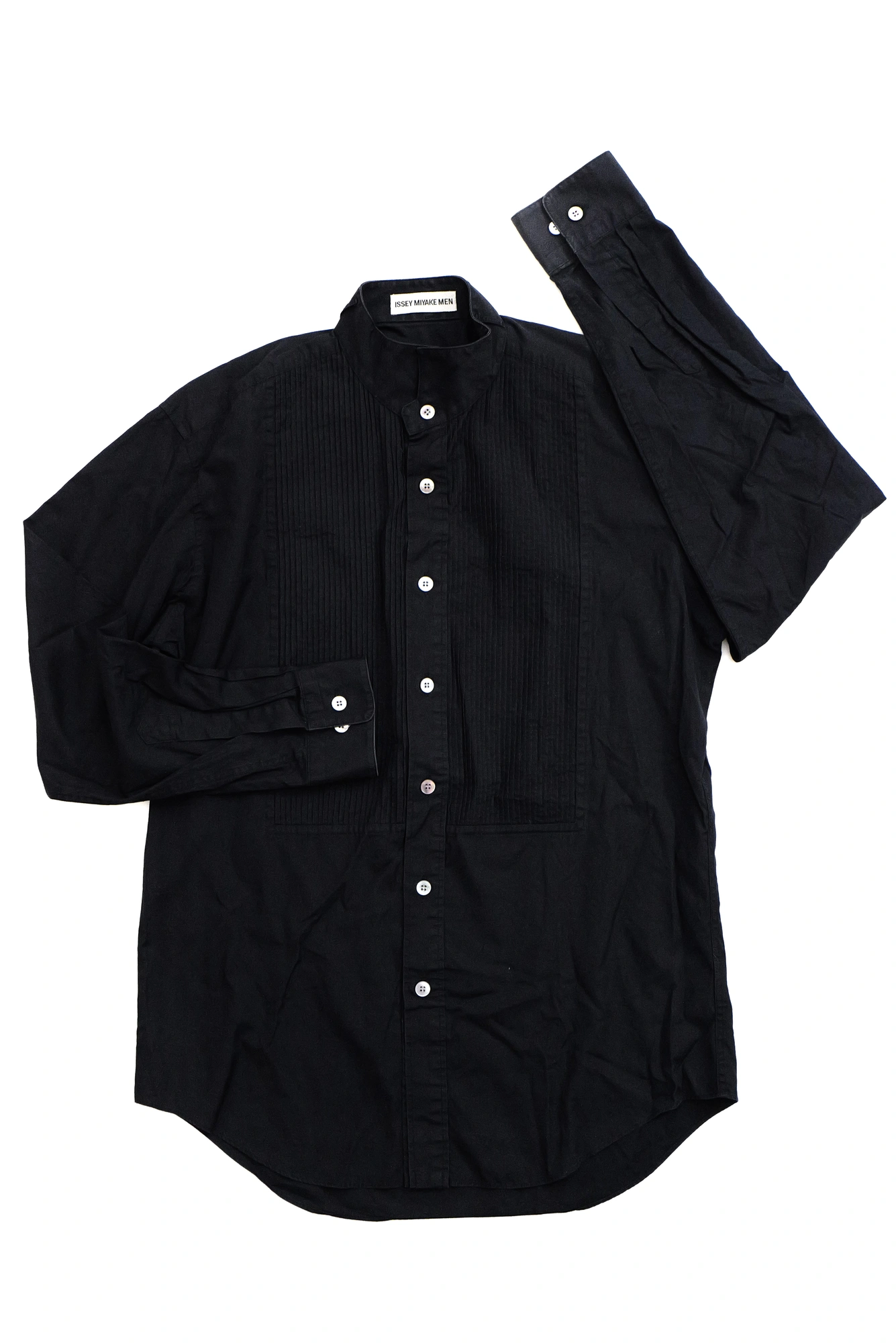 ISSEY MIYAKE Chemise Noir vintage, passéist — photo 1