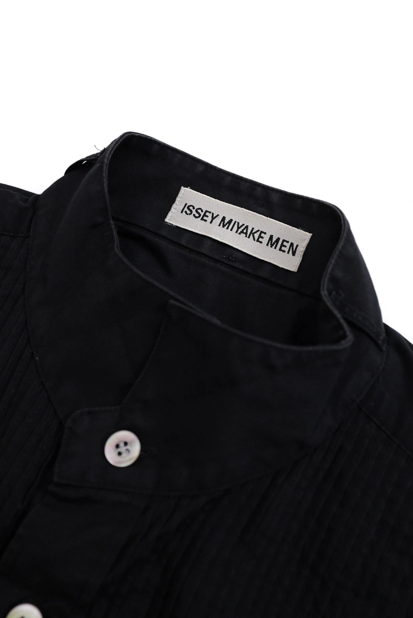 ISSEY MIYAKE Chemise Noir vintage, passéist — photo 3