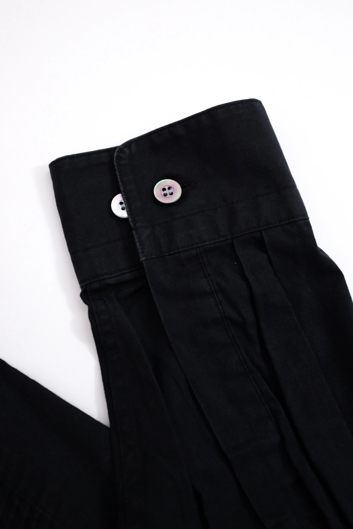 ISSEY MIYAKE Chemise Noir vintage, passéist — photo 4