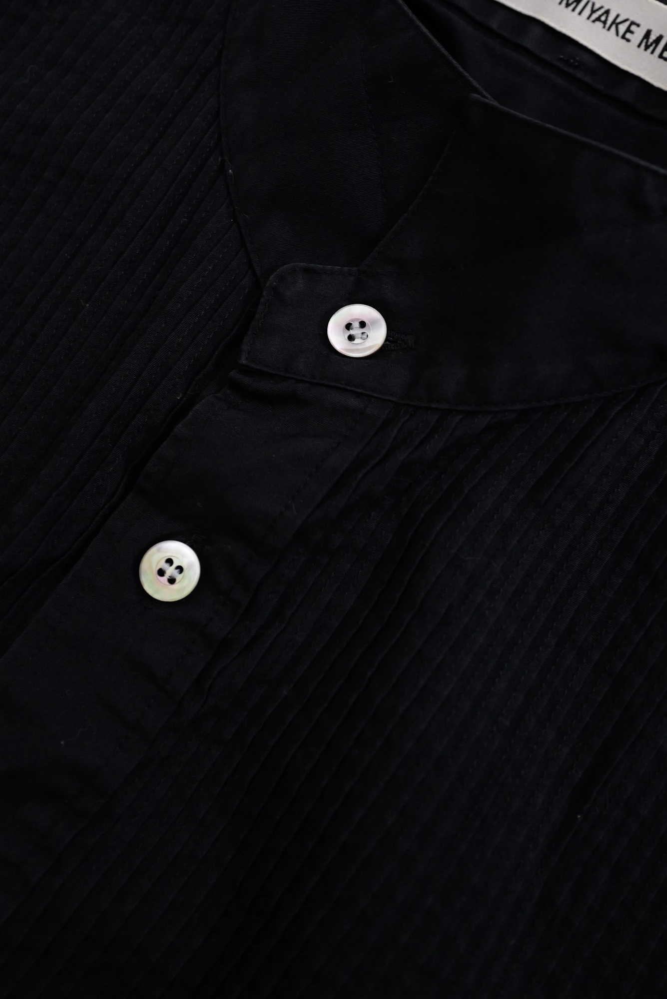 ISSEY MIYAKE Chemise Noir vintage, passéist — photo 5