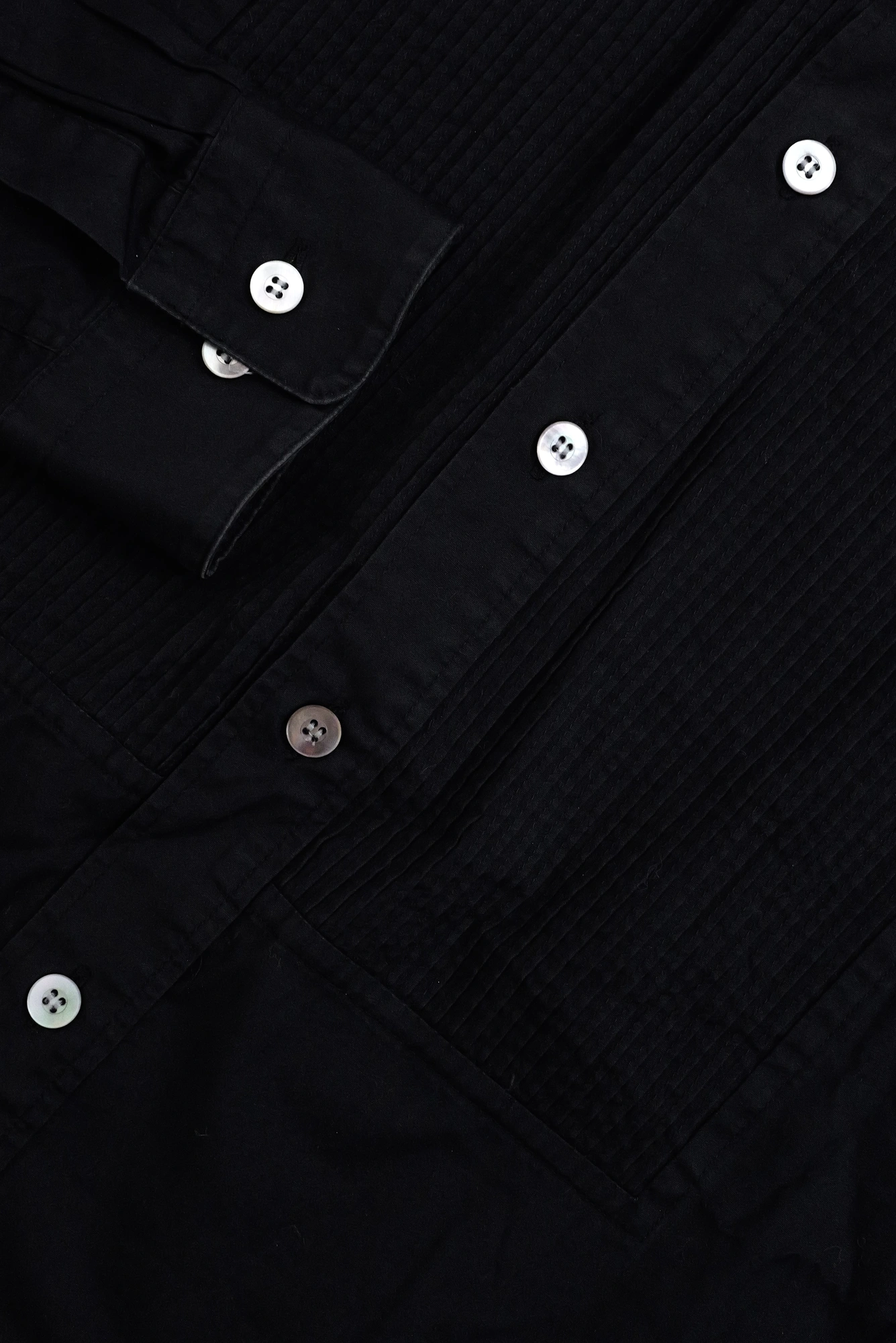 ISSEY MIYAKE Chemise Noir vintage, passéist — photo 10