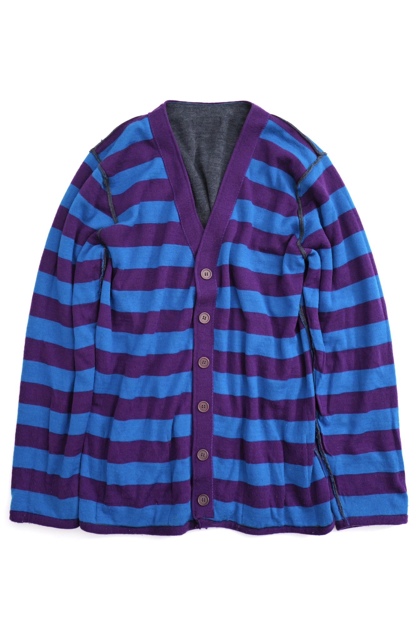 ISSEY MIYAKE Gilet en laine Gris vintage, passéist — photo 2