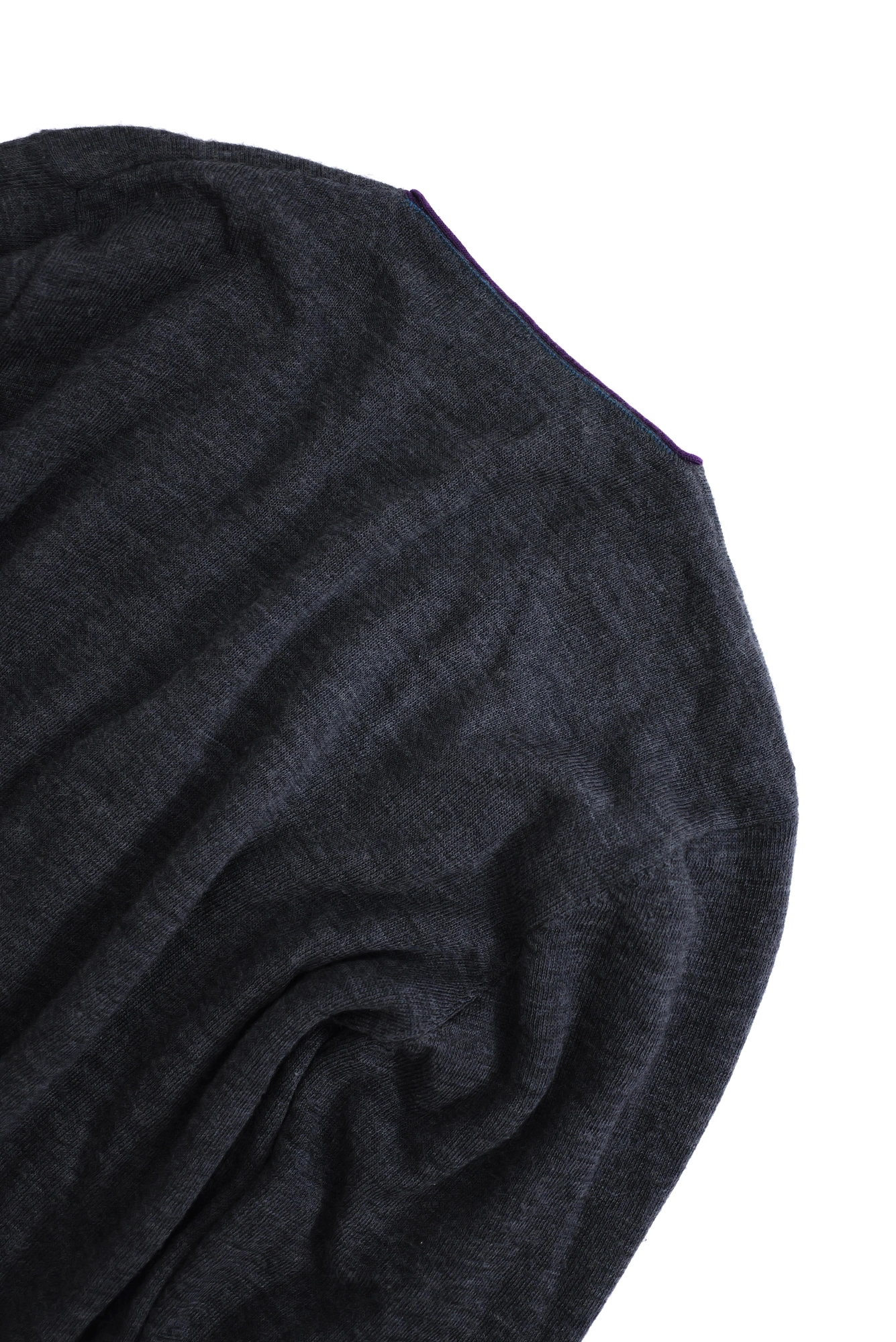 ISSEY MIYAKE Gilet en laine Gris vintage, passéist — photo 13