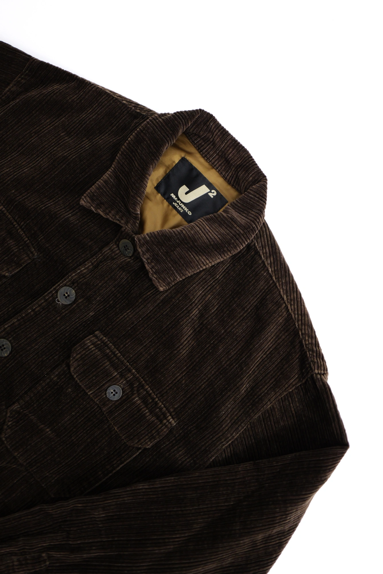 JUNKO KOSHINO Veste Marron vintage, passéist — photo 2