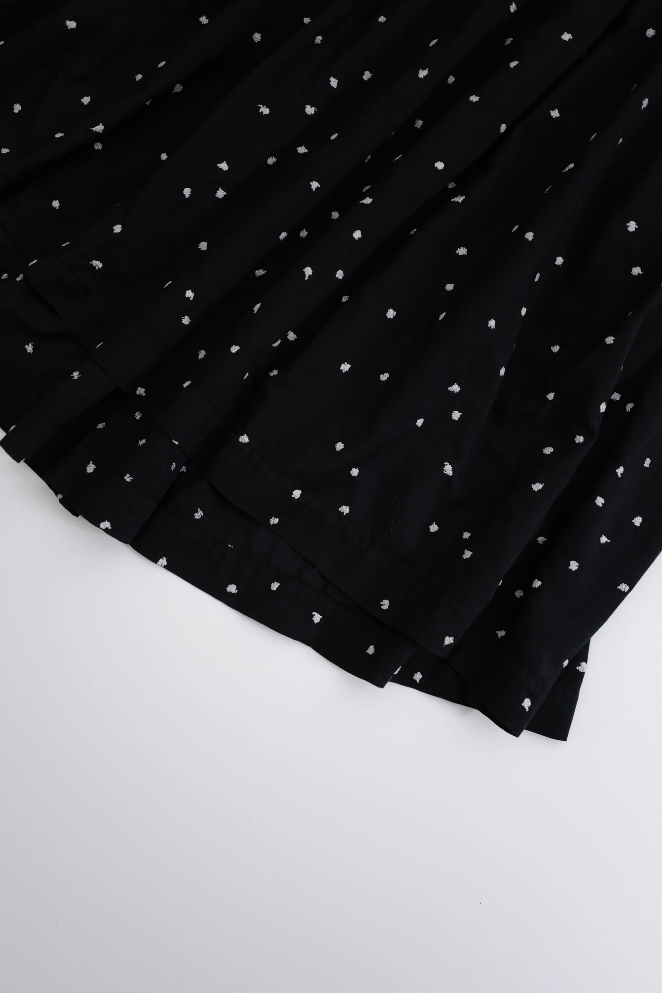 COMME DES GARÇONS Mini jupe Noir vintage, passéist — photo 3