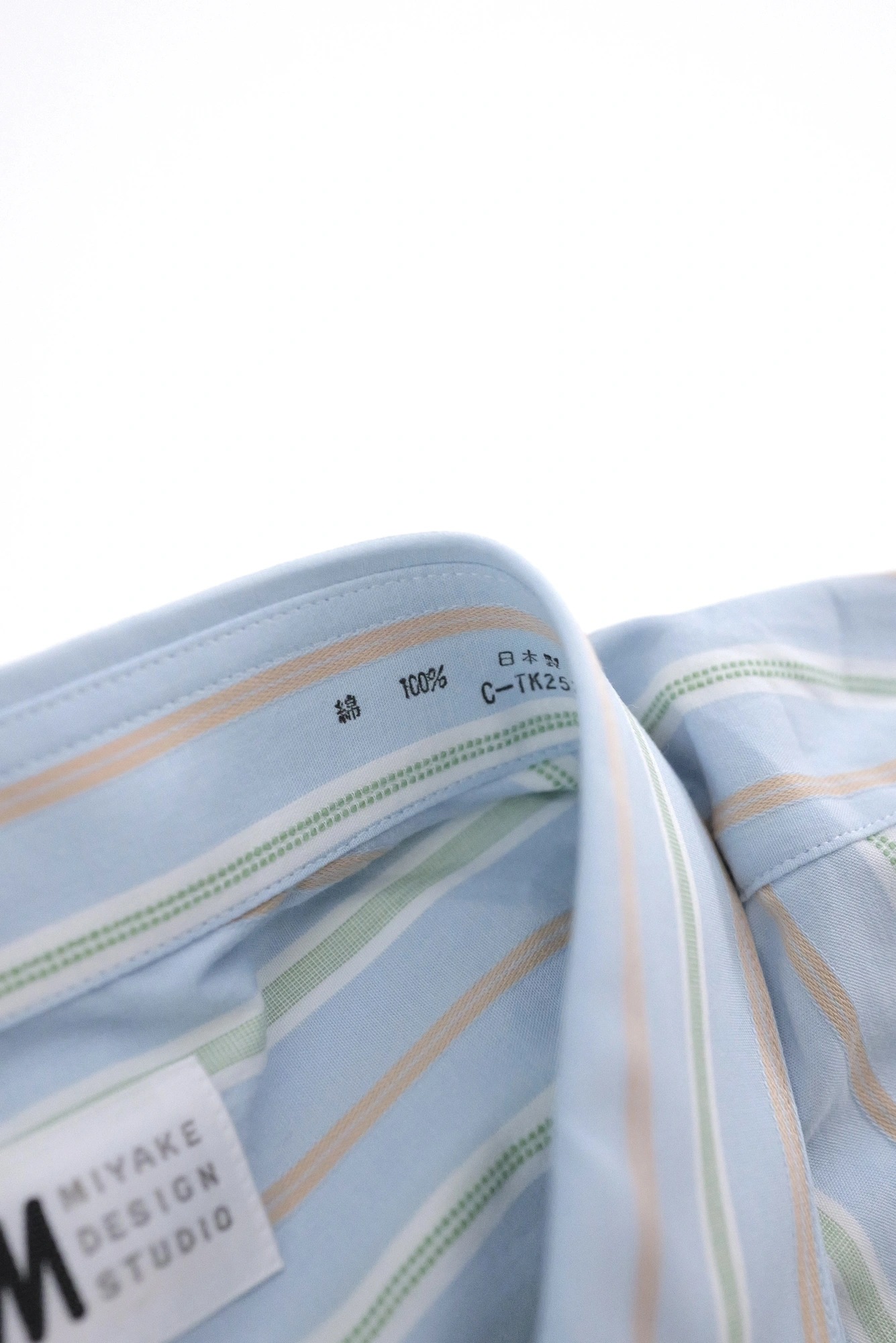 ISSEY MIYAKE Chemise Bleu vintage, passéist — photo 8