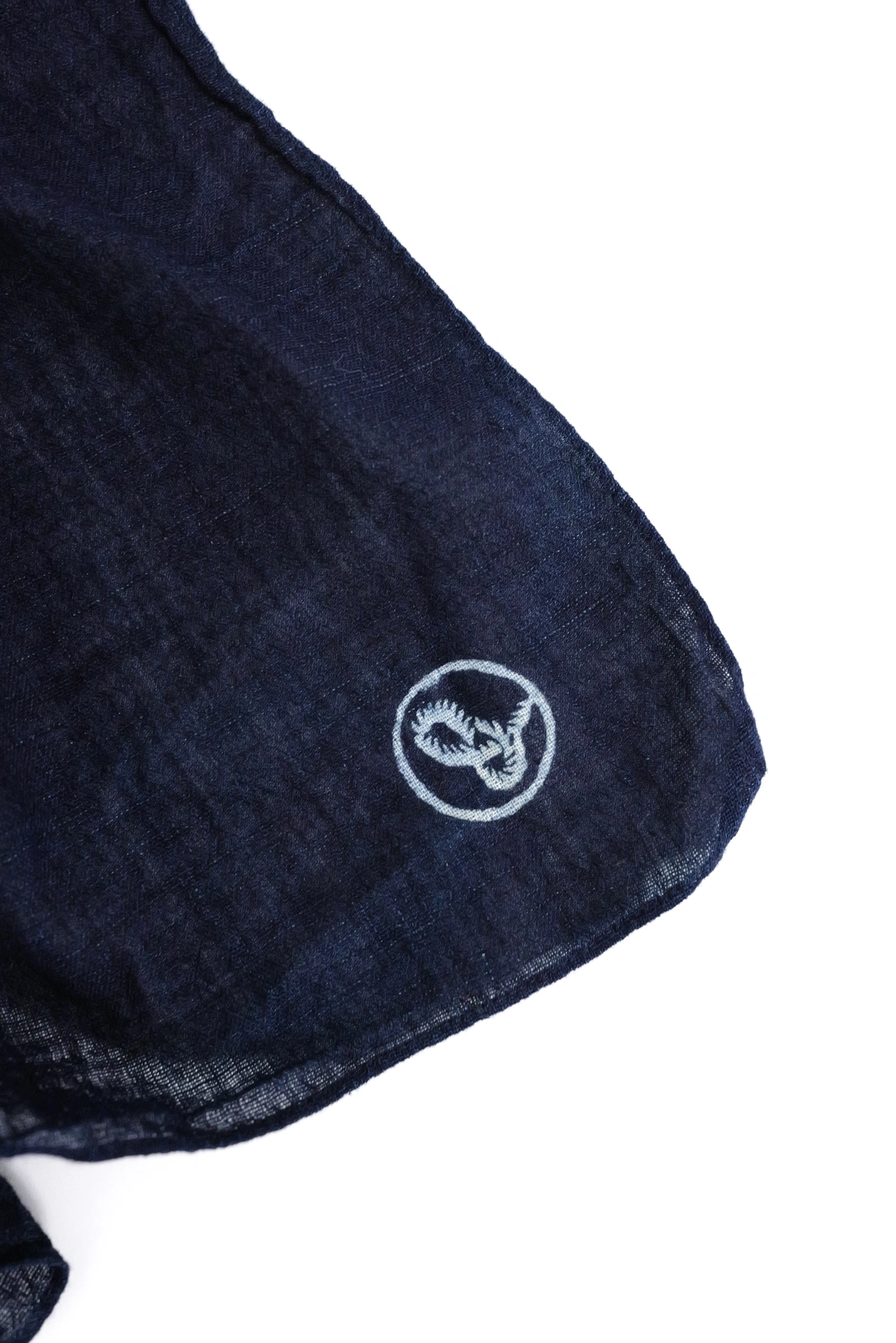 45RPM Étole indigo Marine vintage, passéist — photo 4
