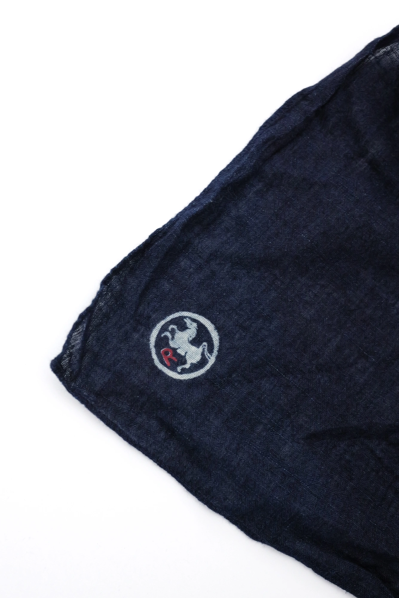 45RPM Étole indigo Marine vintage, passéist — photo 5