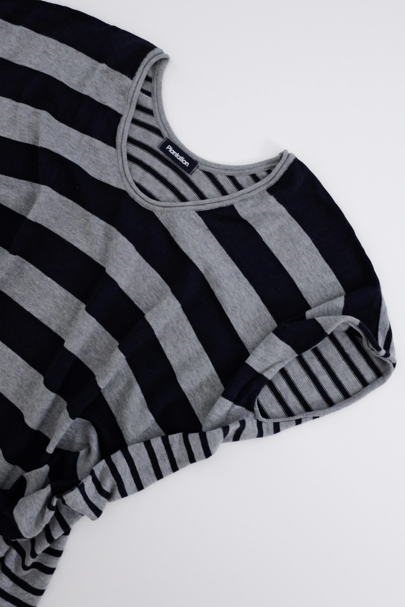 PLANTATION Gilet long Marine vintage, passéist — photo 2